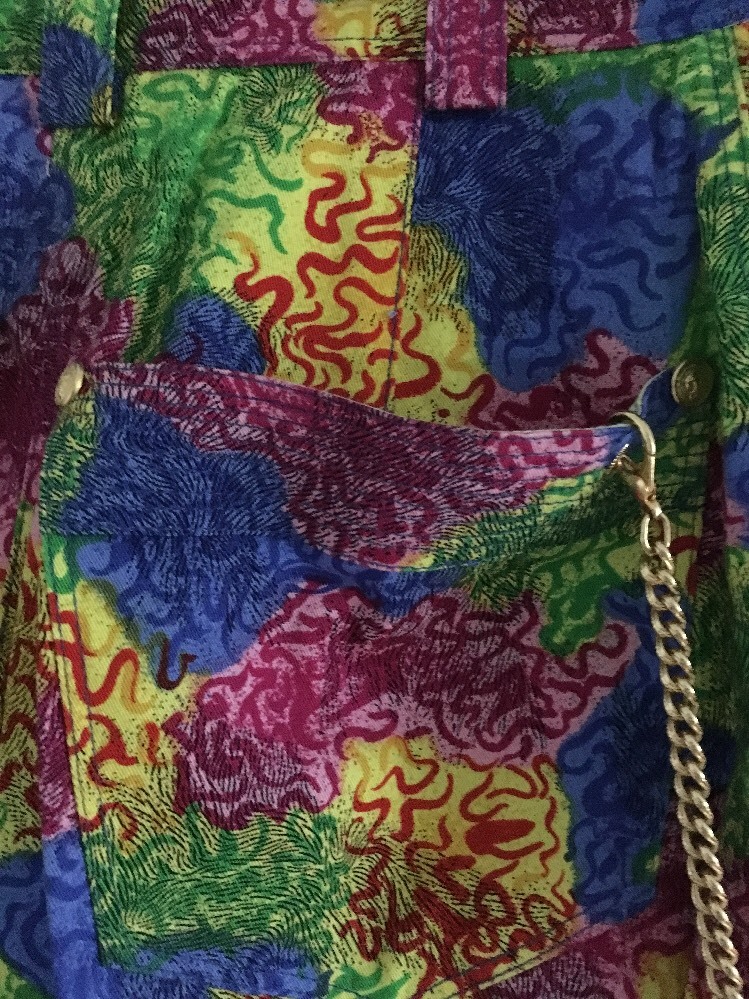 Vintage Versus Versace Print Womens Jeans Gold Chain And Medallion LNC Sz 28/42