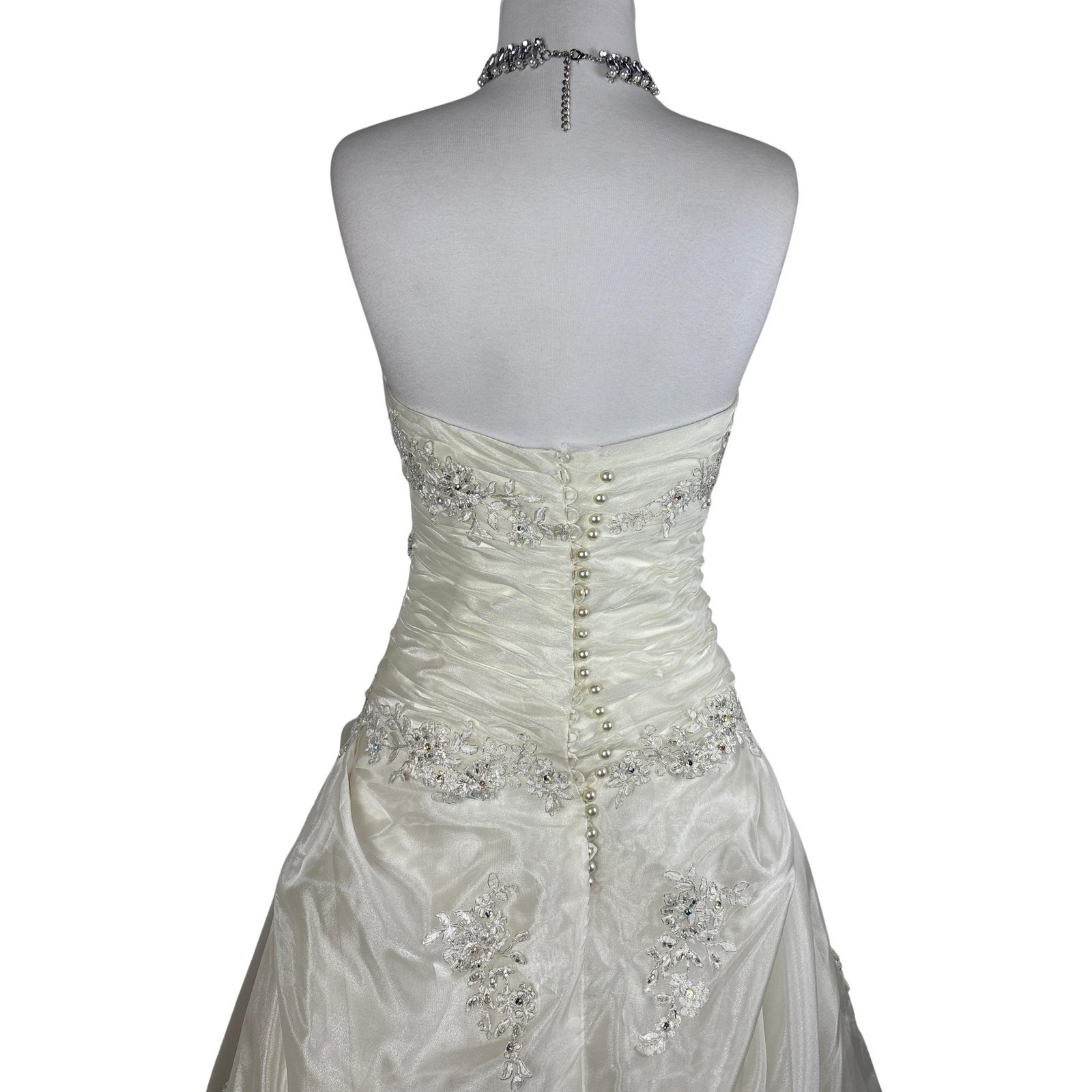 Vintage Ivory Ball Gown Wedding Dress Fairytale Bride Dress