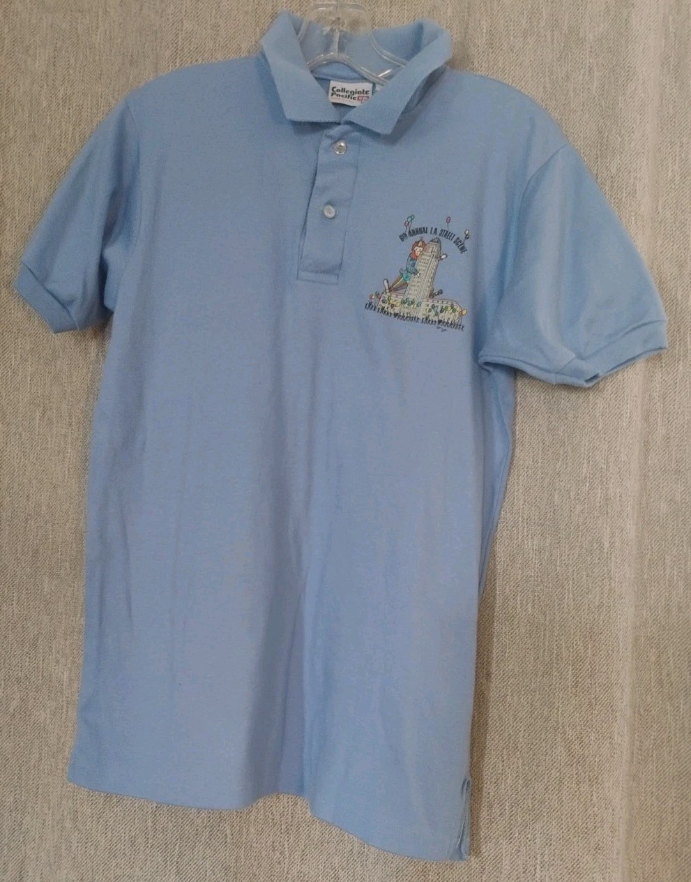 Los Angeles 6th annual LA Street scene polo shirt Vintage M