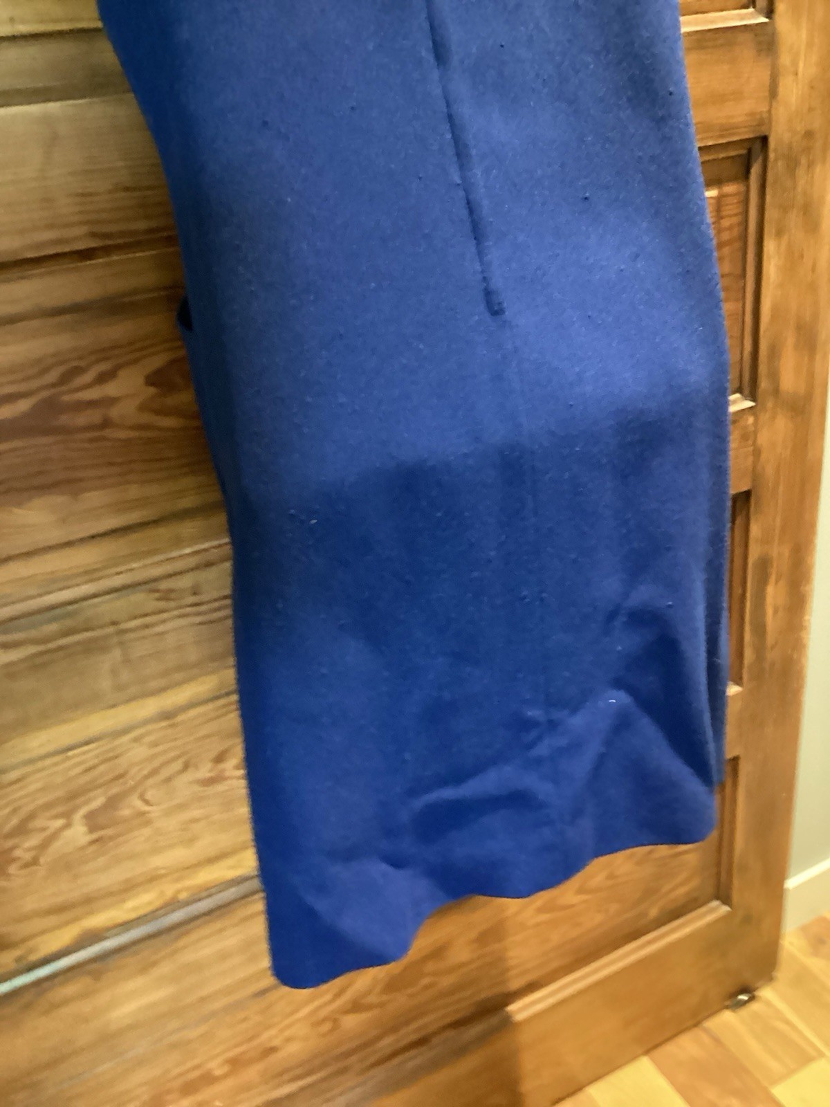 Vintage Majestic Blue Sleeveless Shift Dress Sz 18 Mod Gogo