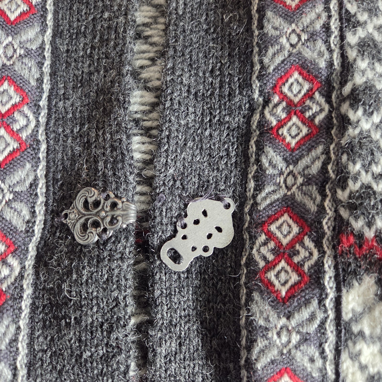 Vintage Nordstrikk 6035 Fiskarstrand Cardigan Pure 100% Virgin Wool, Norway