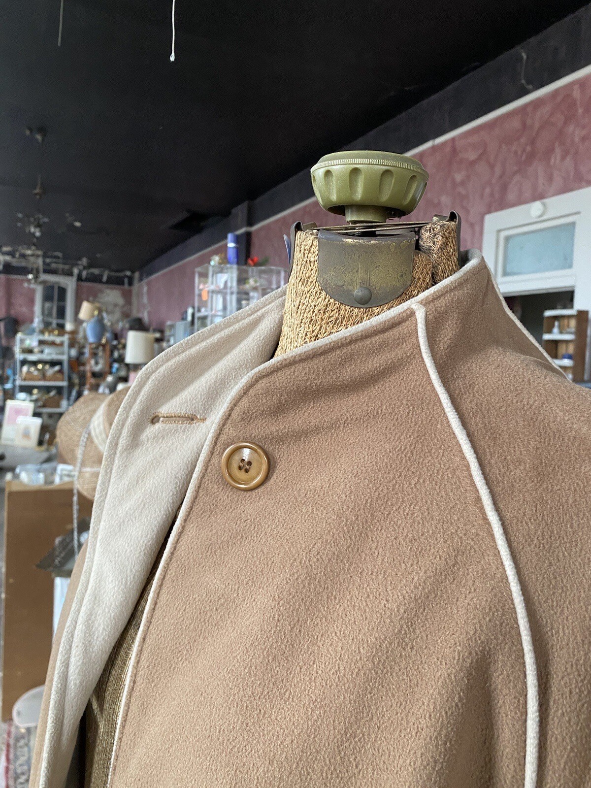 Tan Sears “The Fashion Place” Coat