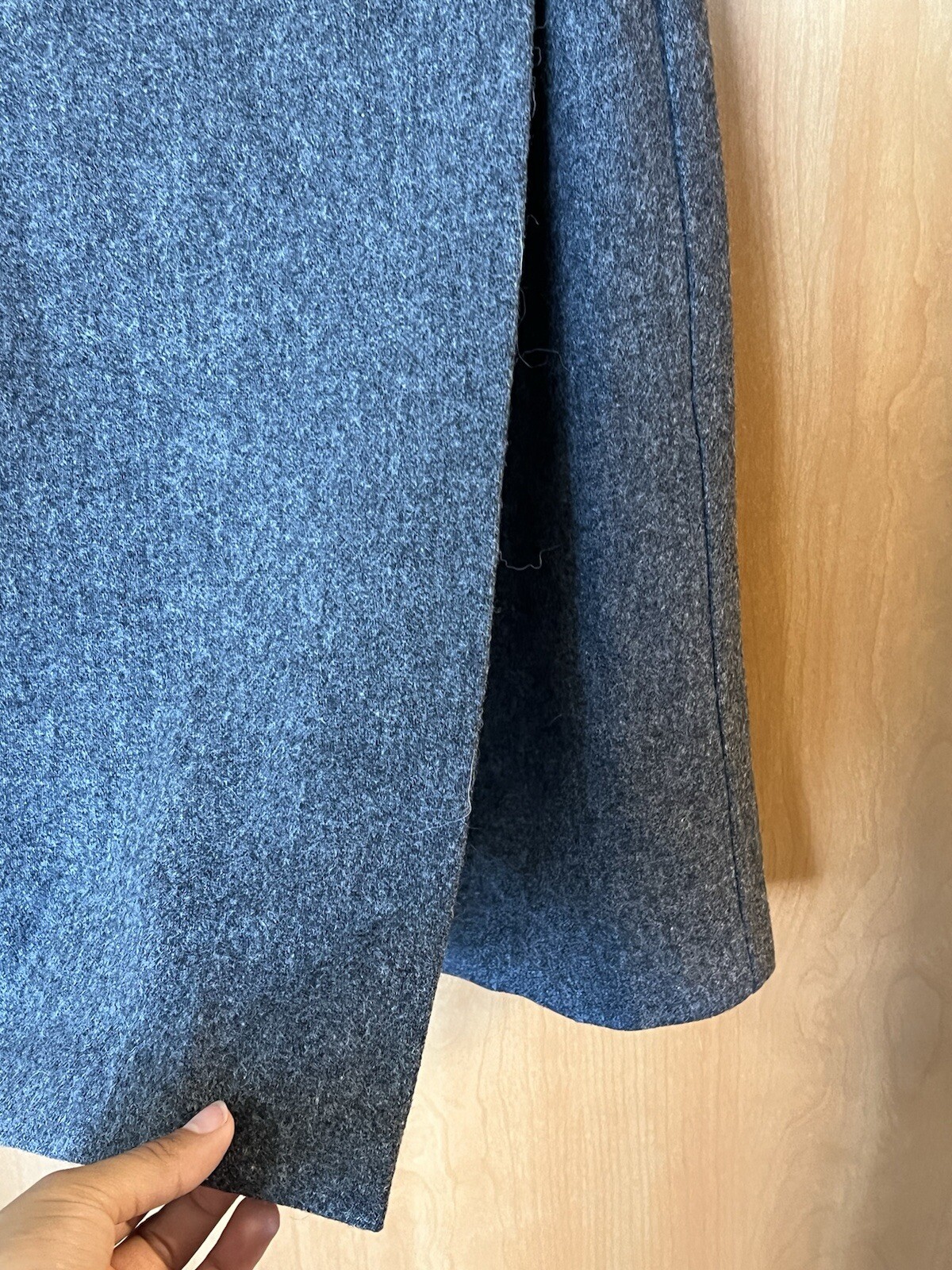 Vintage David Hollis Grey Wool Skirt – Sz 8
