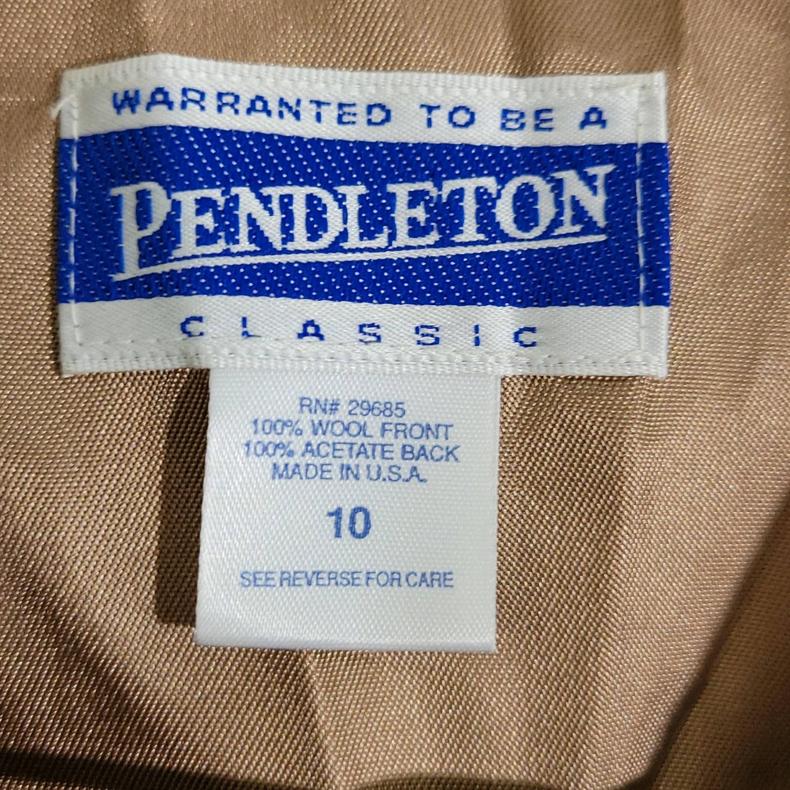 Vintage Pendleton Classic 2 Piece Set Size 10 – Wool Plaid Vest + Pleated Shorts