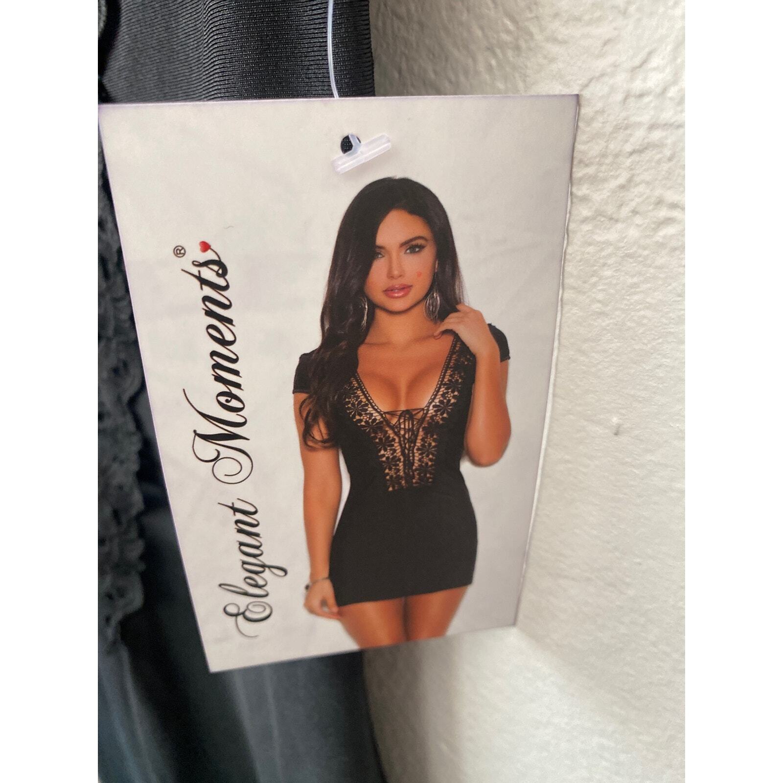 Elegant Moment Black Mini Dress M
