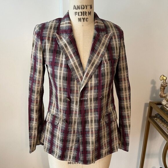 VINTAGE AGNÉS b Lightweight Cotten Blazer
