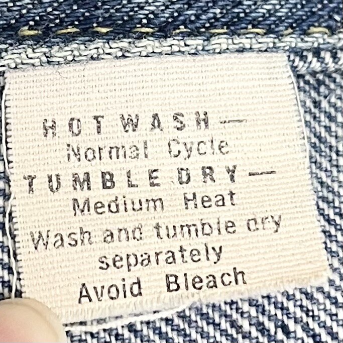 Vintage 70s Lee Sanforized Denim Jacket Union Made In USA *See Measurements*