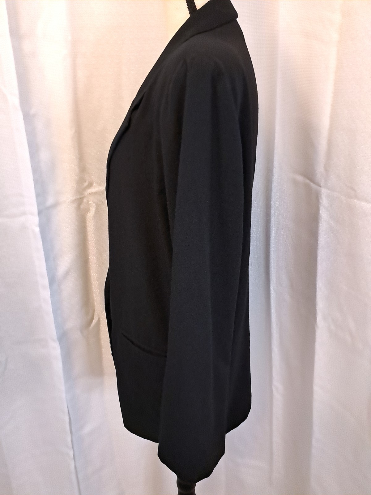 Vtg 80s/90s Sag Harbor Black Sigle Breasted Blazer