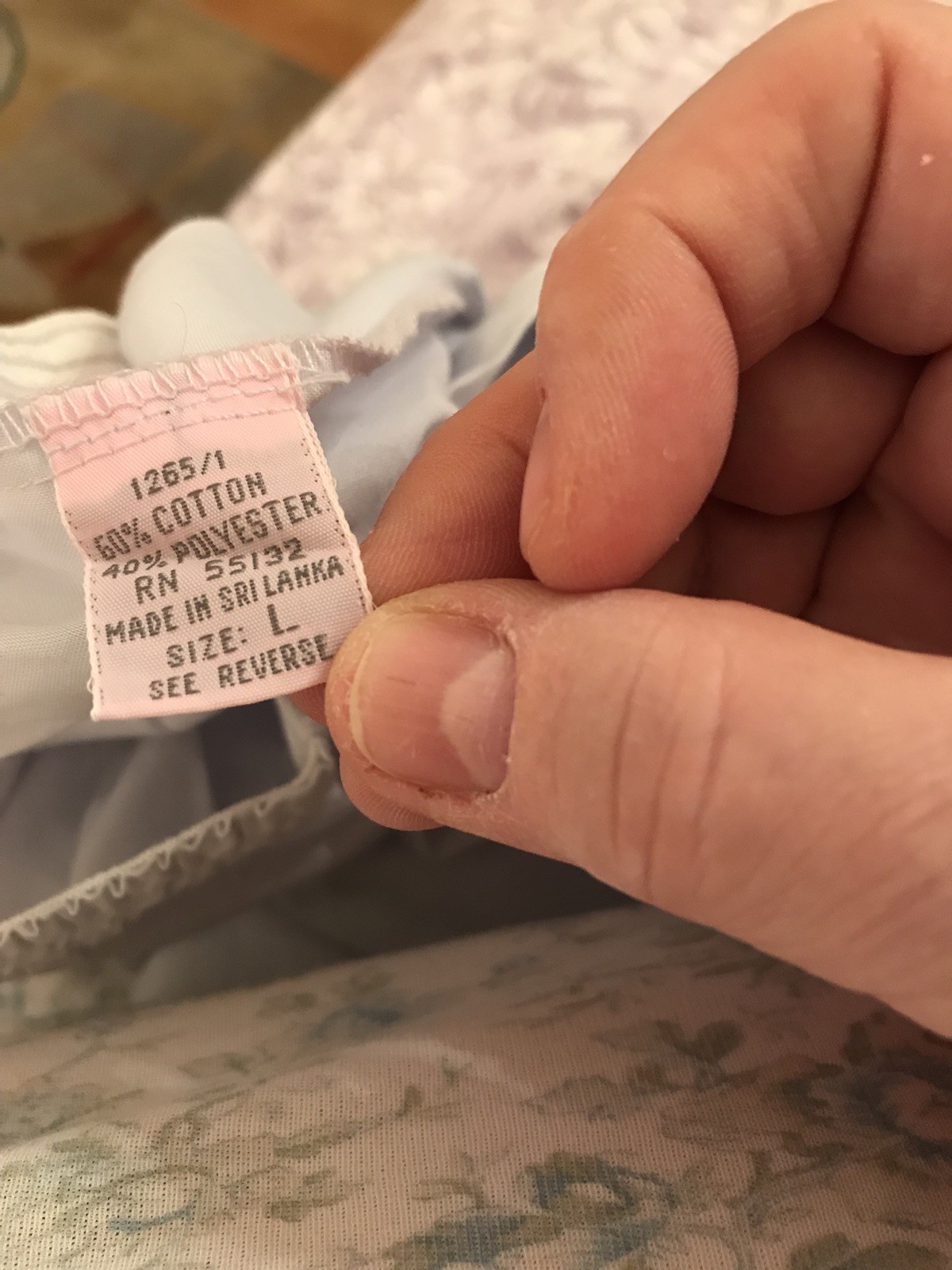 Lewis Frimel Blue Pijamas Vintage L