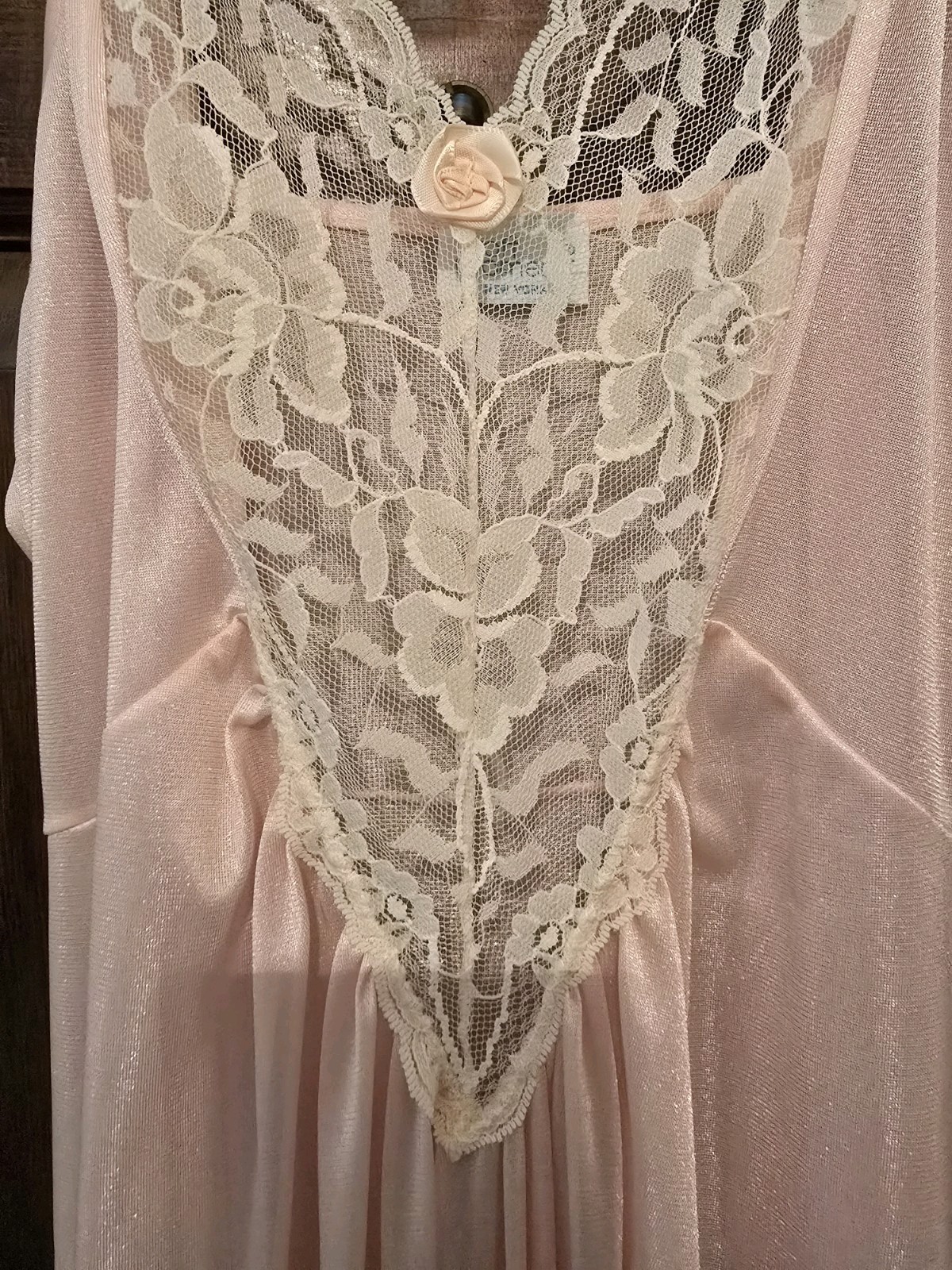 Vintage Soft Moments Negligee/Peignoir Nightgown