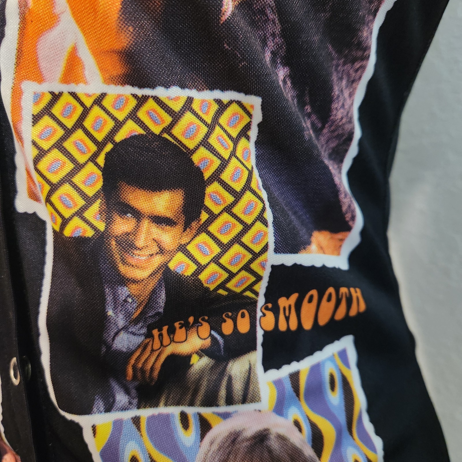 SIXTY Love Affairs Shirt: Sz M Romance Collage Made In Italy Y2K Vintage RARE