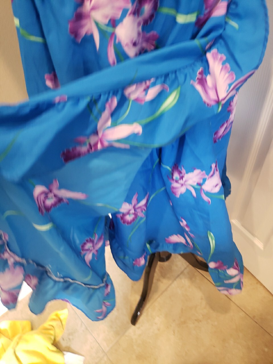 Vintage Classic Original Hawaiian Dress Royal Blue Y2k M USA