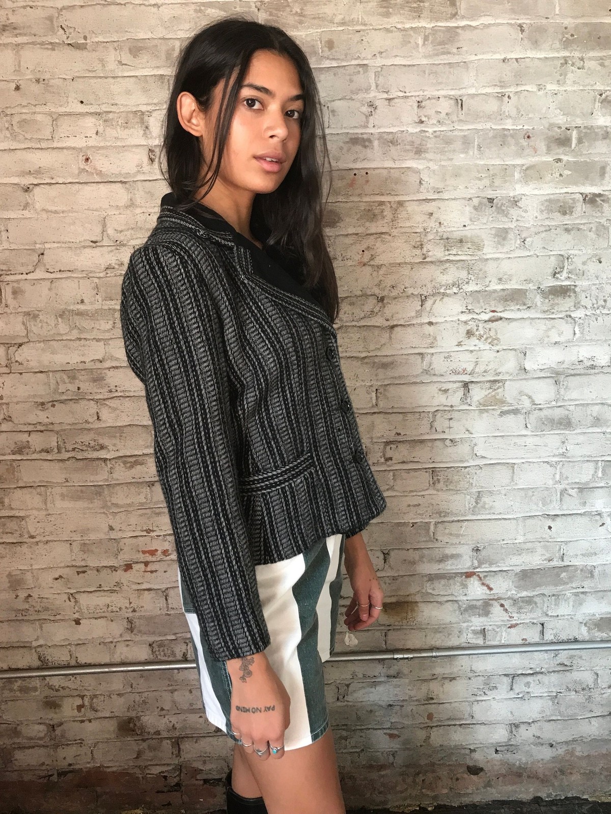 Vintage Sonia Rykiel Wool Tweed Blazer: Union Made in USA