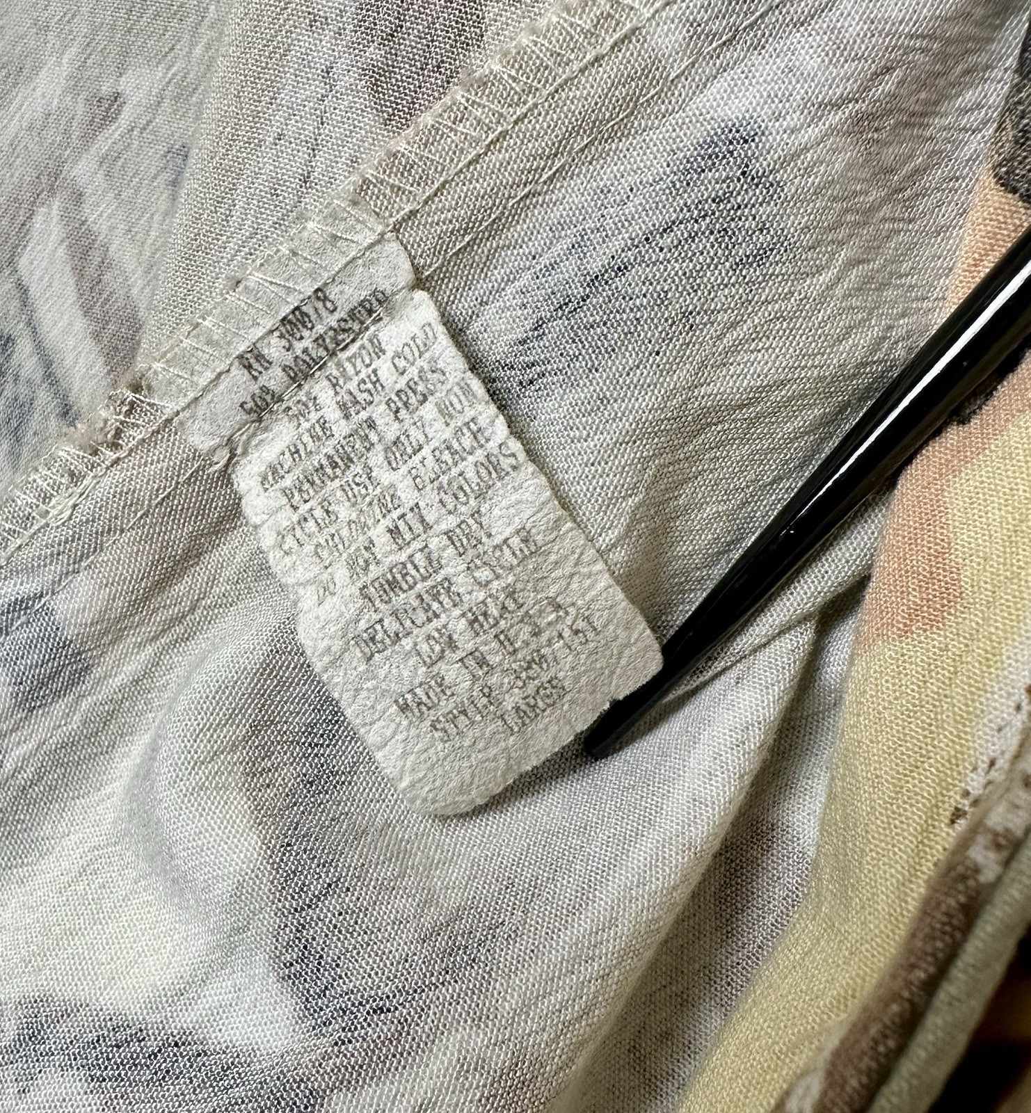 Vintage Geometric Botanical All Over Print Blazer Pastel Earthtone Valerie Sz L