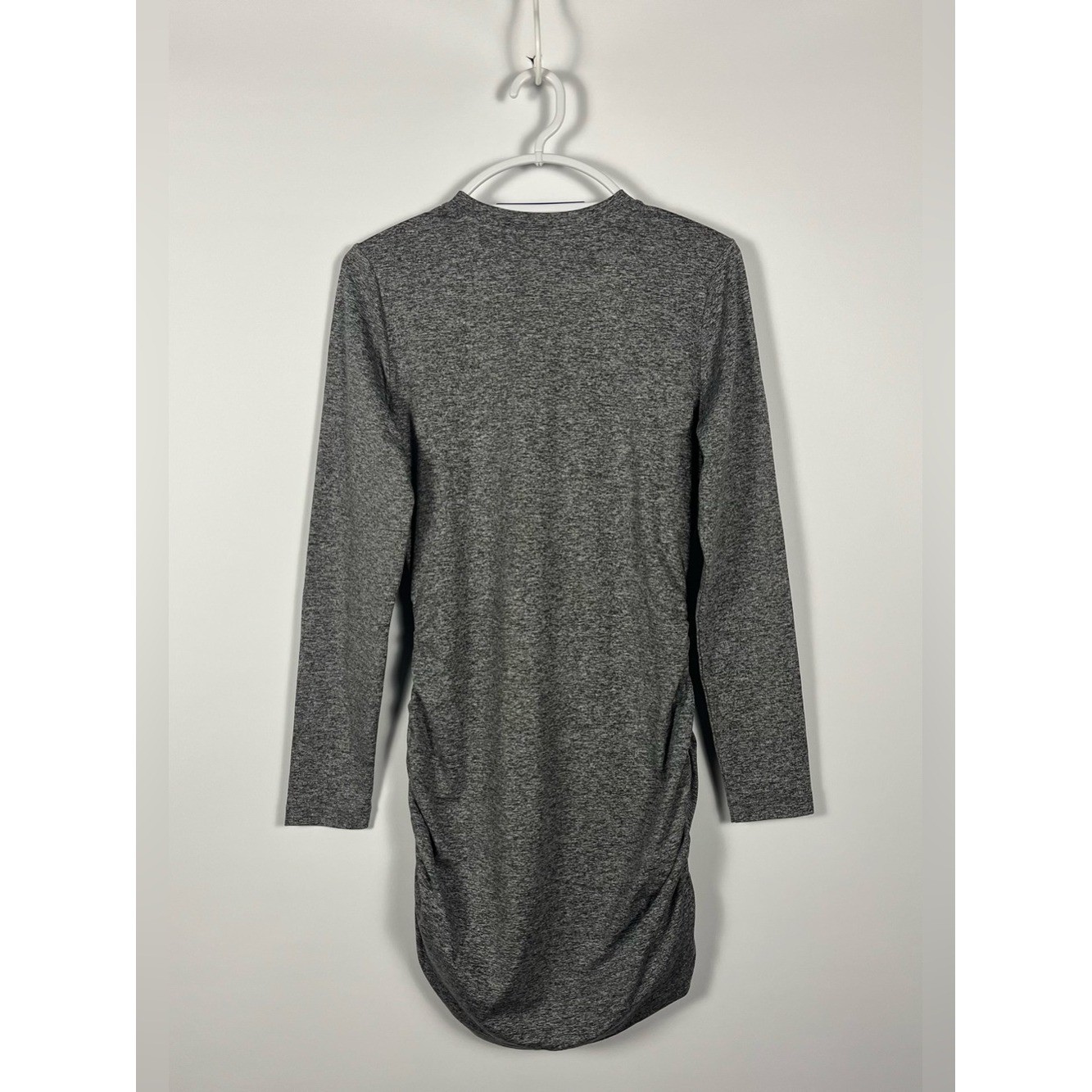 Vuori Long Sleeve Halo Essential Dress in Heather Grey Size XL NWOT