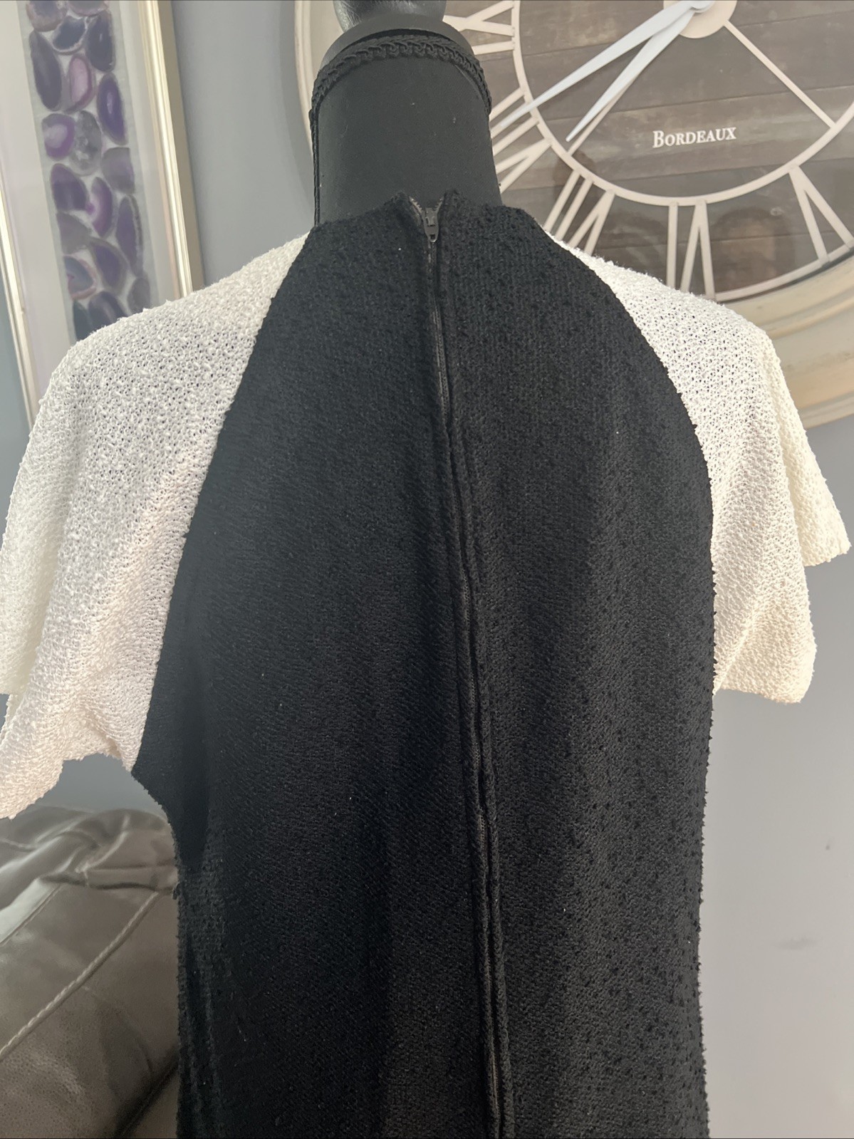 Leslie Pomer︱ILGWU︱1960’s︱Size 16︱Black & White︱Dress