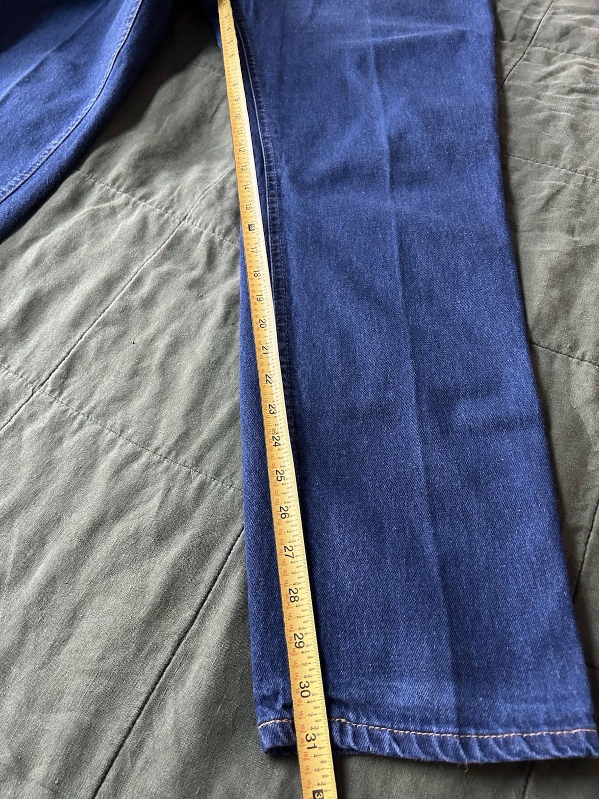 Vintage 1980’s Women’s Jeans Lee Riders Yoke TALL Union Made In USA 30×31 Sz 16
