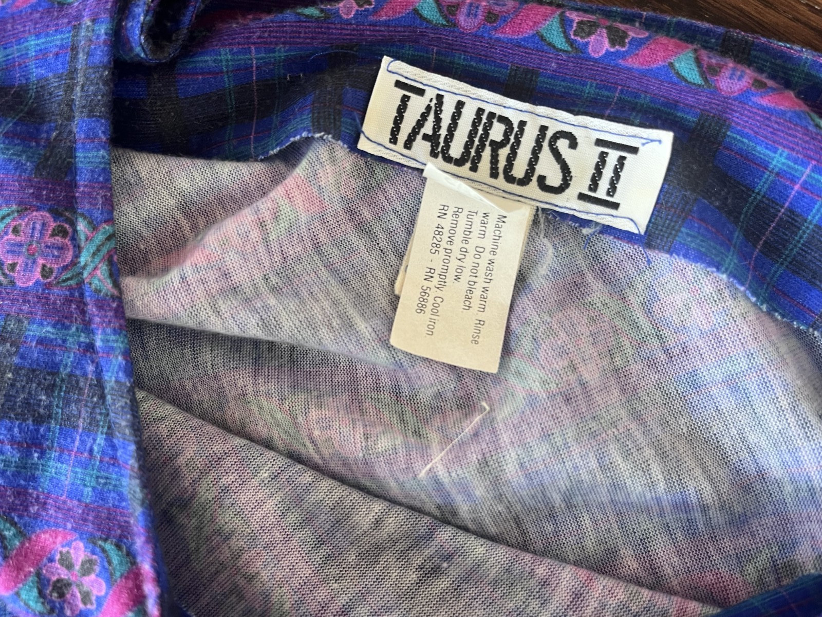 Vintage Taurus II Womens Purple Dress 80’s Size 4