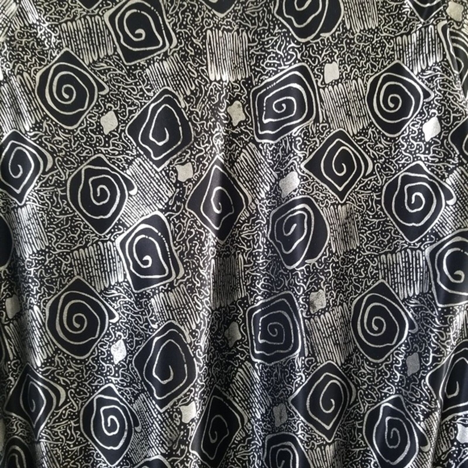 Vintage Retro Glam Rock Statement Blouse size LARGE