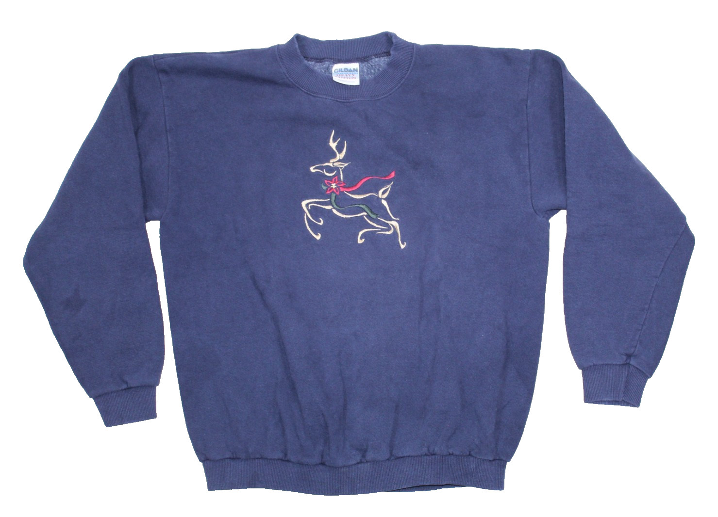 Vintage 90s Rudolph Red-Nosed Reindeer Christmas Sweatshirt Holiday Adult Large