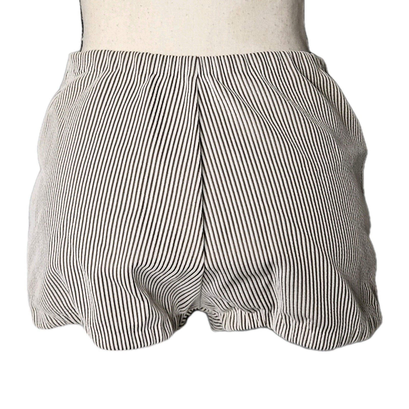 Vtg RoseMarie Reid 2 PC SWIMSUIT Sz 14 Striped Top Shorts Retro Pinstripe Lounge