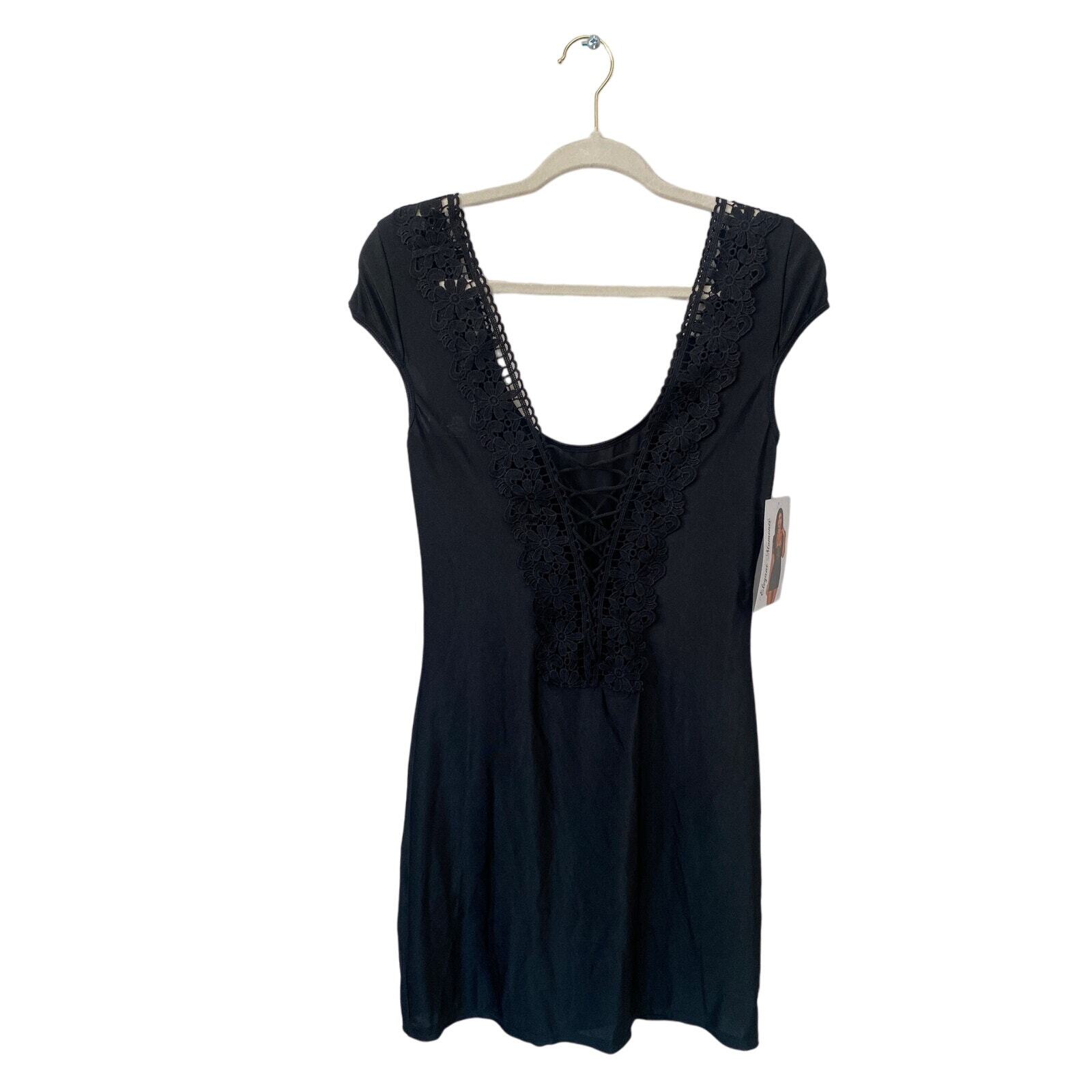 Elegant Moment Black Mini Dress M