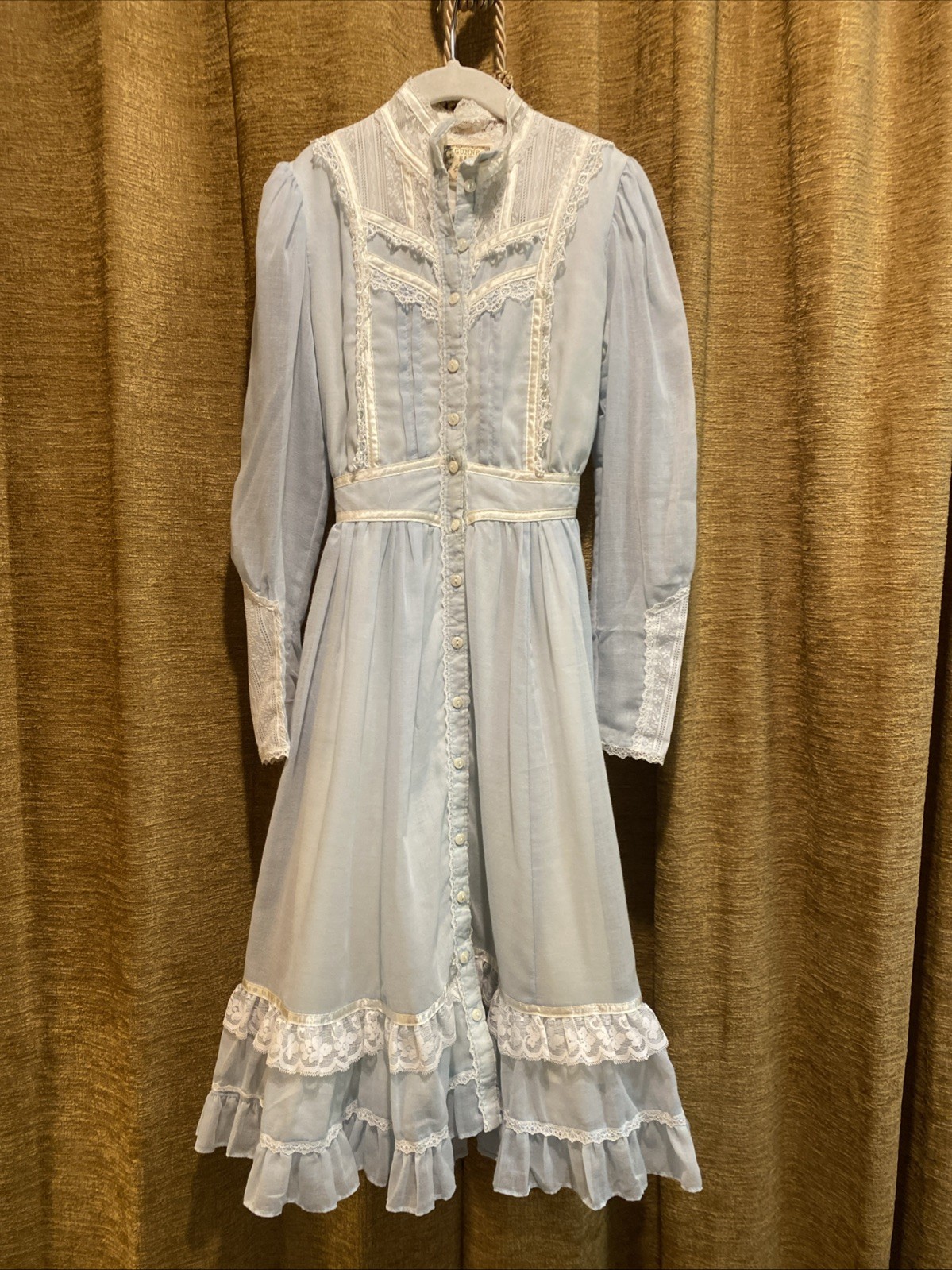 1970s Gunne Sax Dress Romantic Renaissance By Jessica