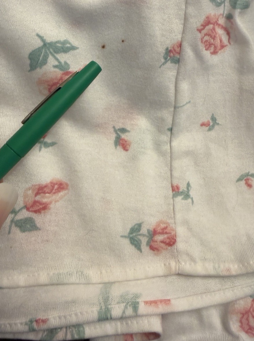 Vintage Sears Carriage Court Cottagecore Prairie Floral Nightgown Large NWT Spot
