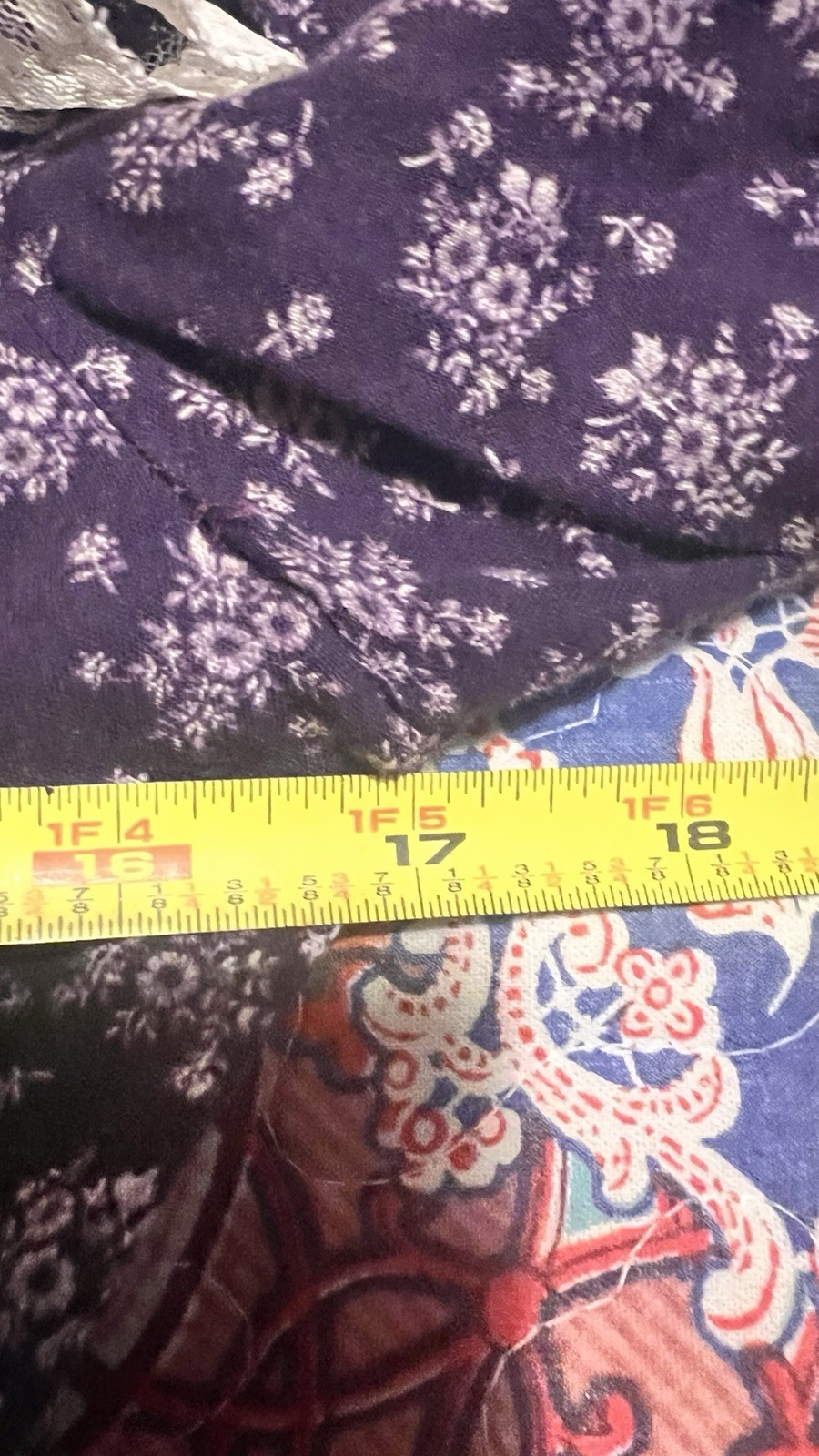 VTG 70s Candi Jones Women’s 3 Cottage Core Prairie Midi Dress Purple Floral