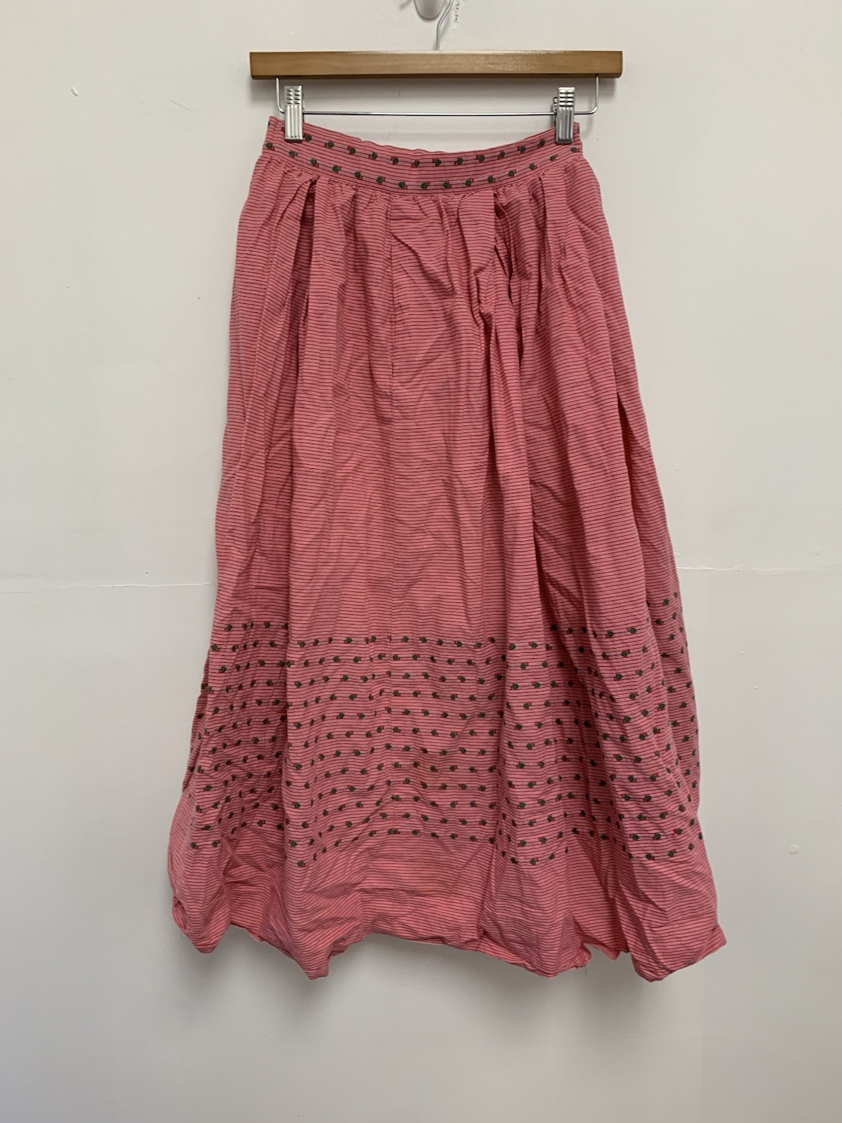 Vintage Austrian Lanz Originals Midi Style Skirt Ditsy Floral Size 38