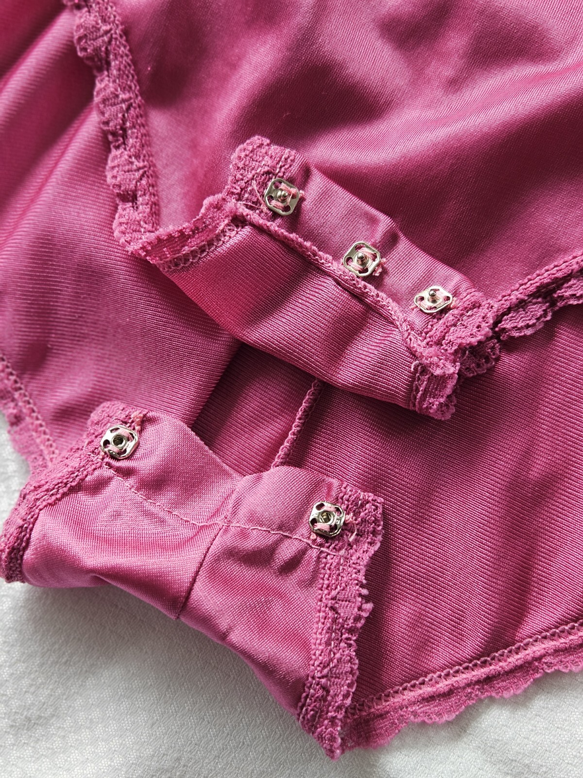 Vintage 1970’s Handmade Pink Teddy Bodysuit