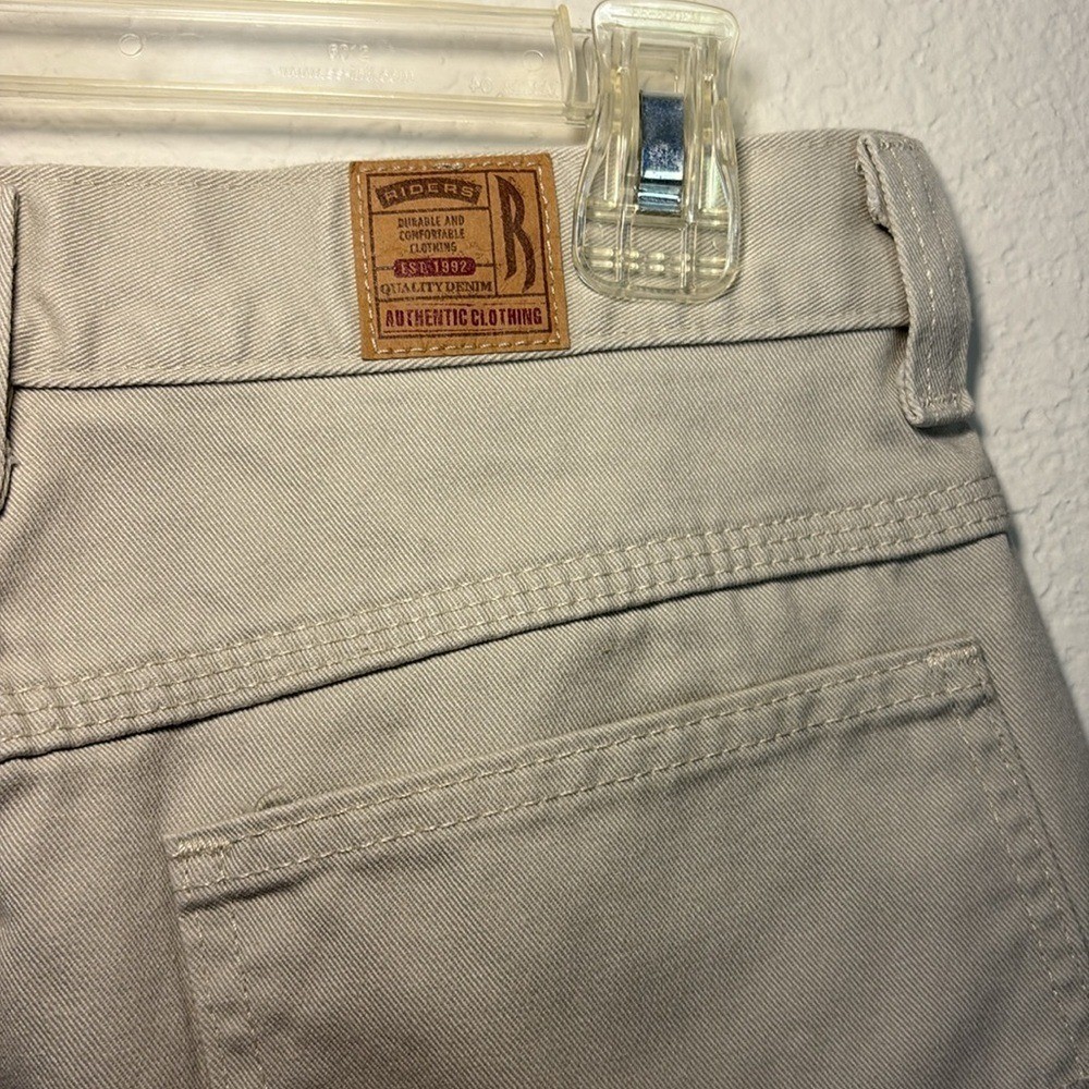Vintage Riders by Lee High Waist Cream Shorts size 8