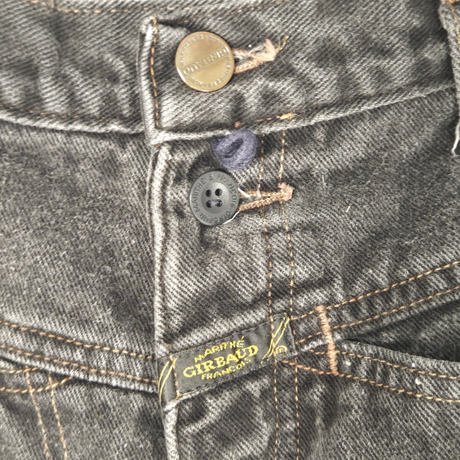 VTG 90s Marithe Francois Girbaud Jean Shorts Womens 5/6 (25×10) Streetwear Jorts