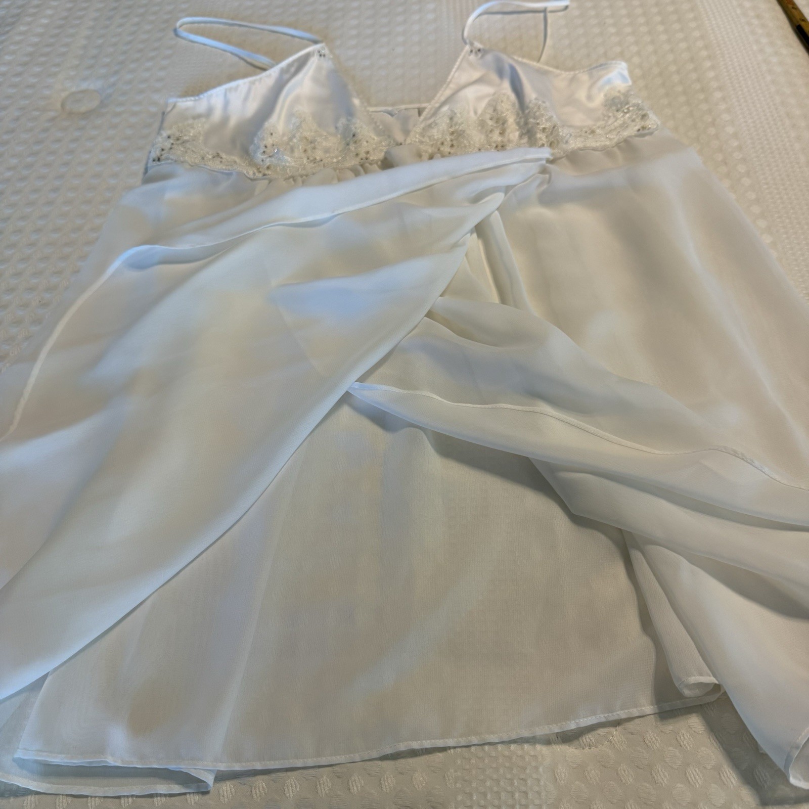 Cato white nightgown vintage Size Large