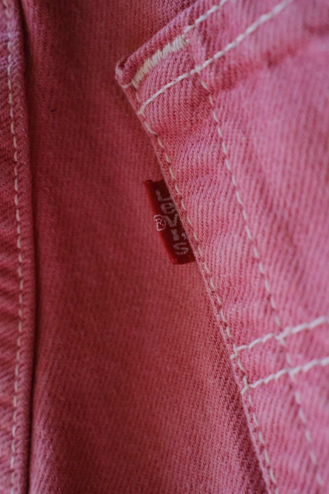 Vintage 80’s/90’s Levi’s 501 Pink 28 X 32 Actual Size Made In USA VGC