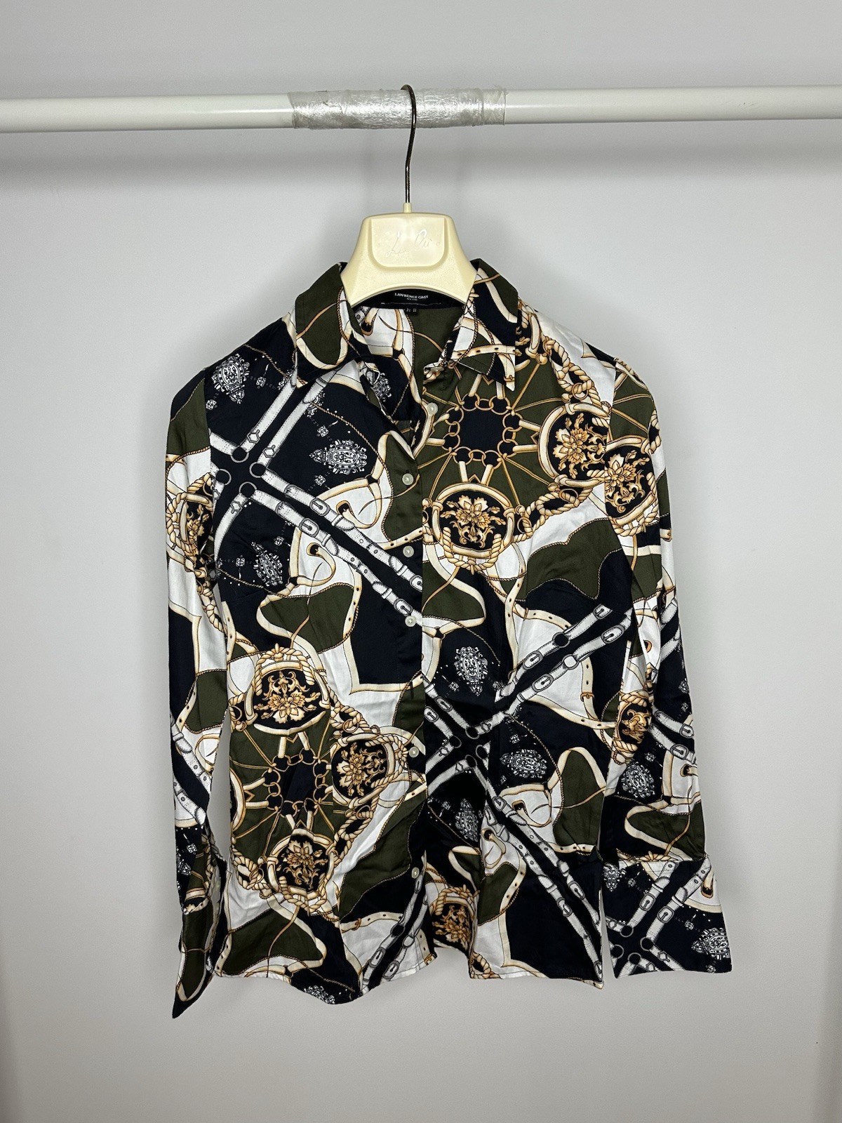 Lawrence Gray New York Women Shirt Collar Size 34