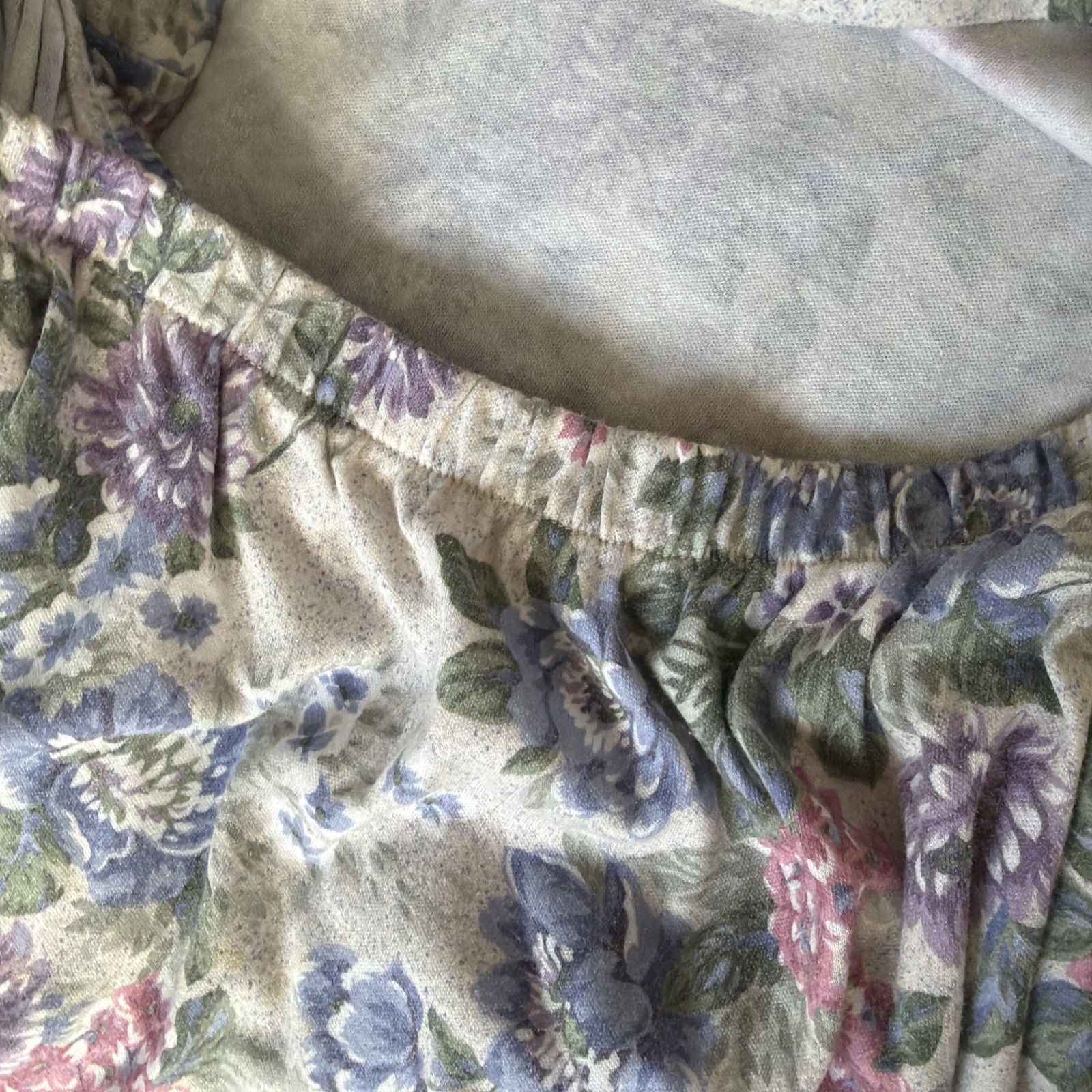 Vintage 80s Whirlaway Frock Top And Midi Skirt Set Floral Short Sleeve
