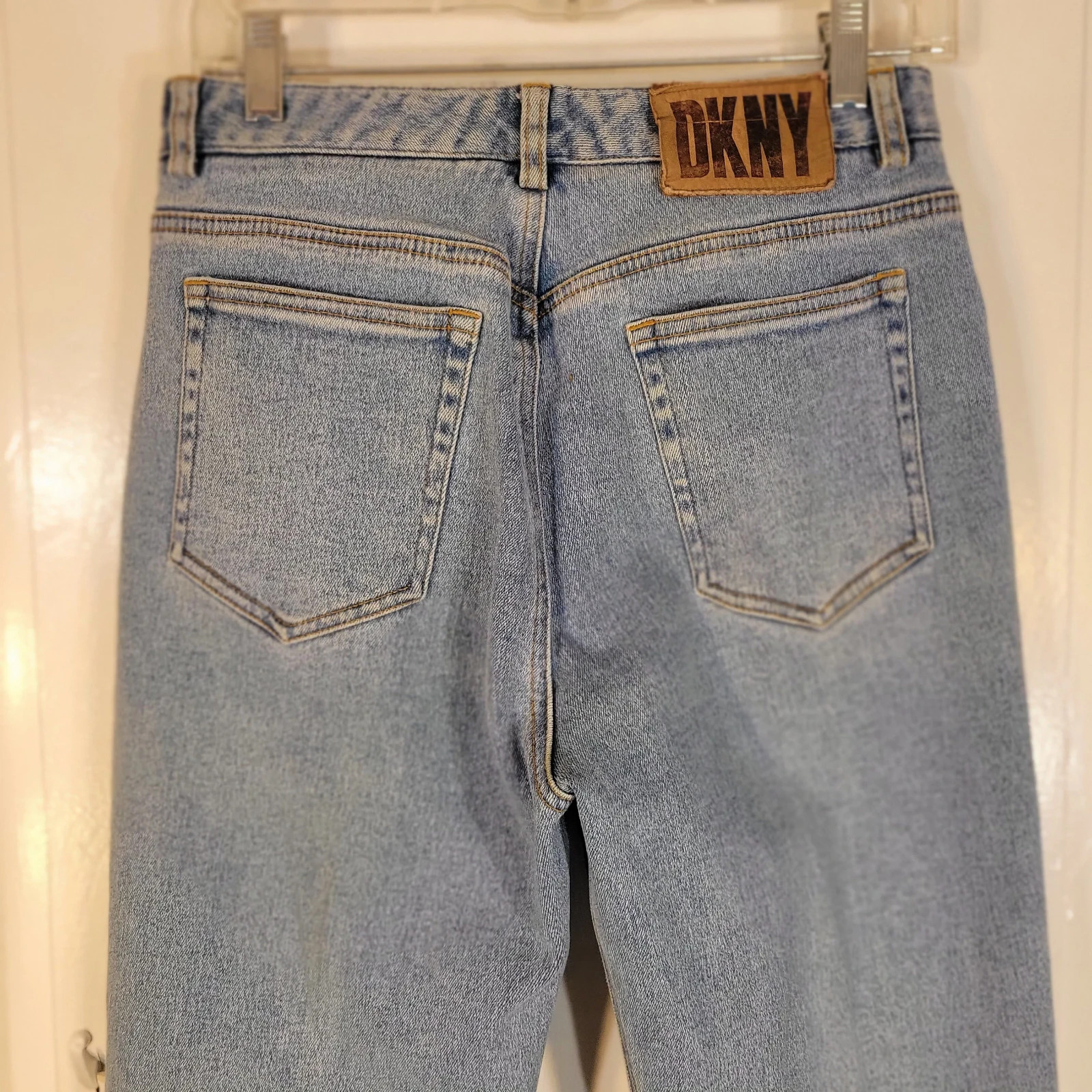 90s DKNY Jeans Denim Size 10 Waist 30″ Womens Cotton Spandex High Quality Donna