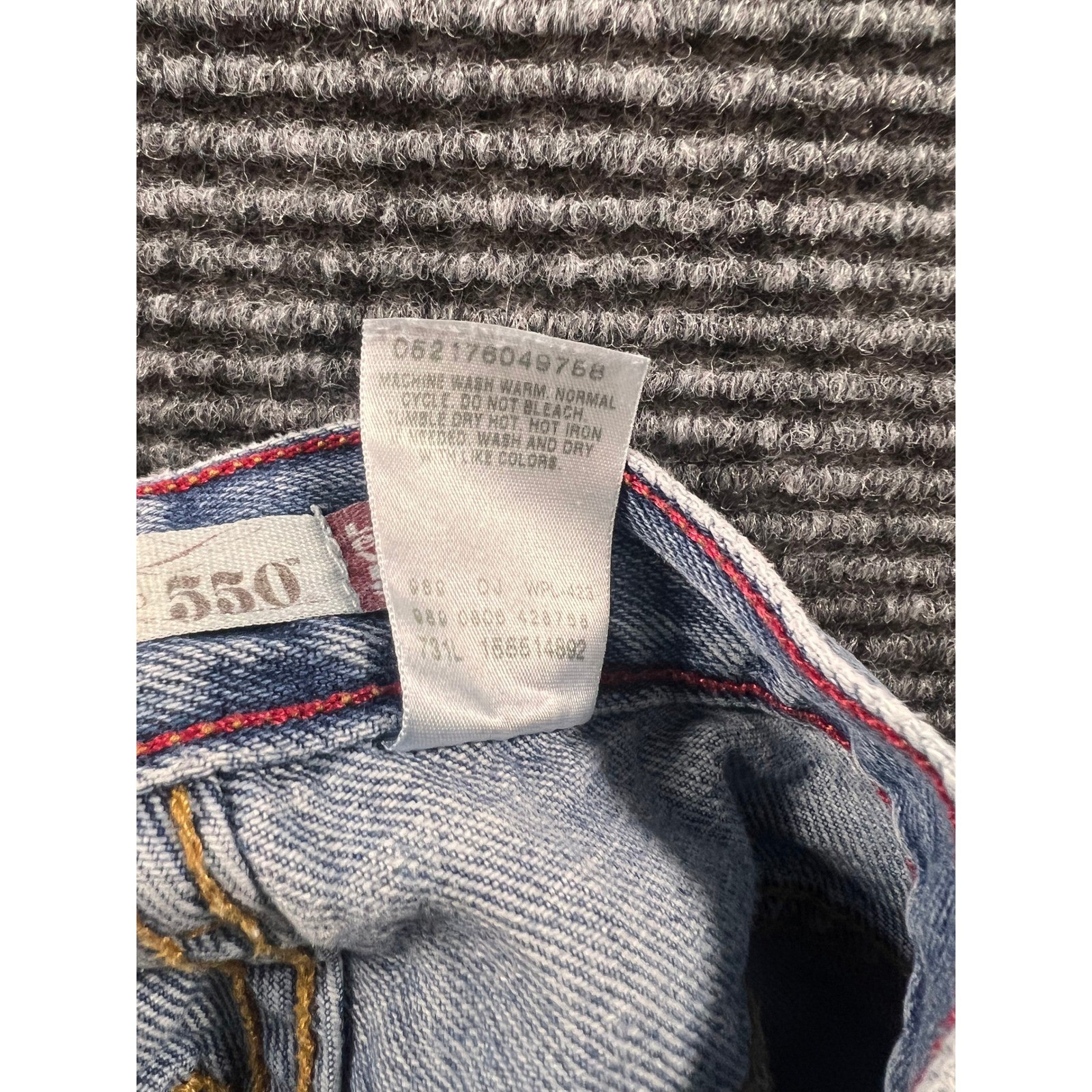 Levi’s 550 Relaxed Jeans Womens Size 12 M Tapered Light Wash Vintage Y2K