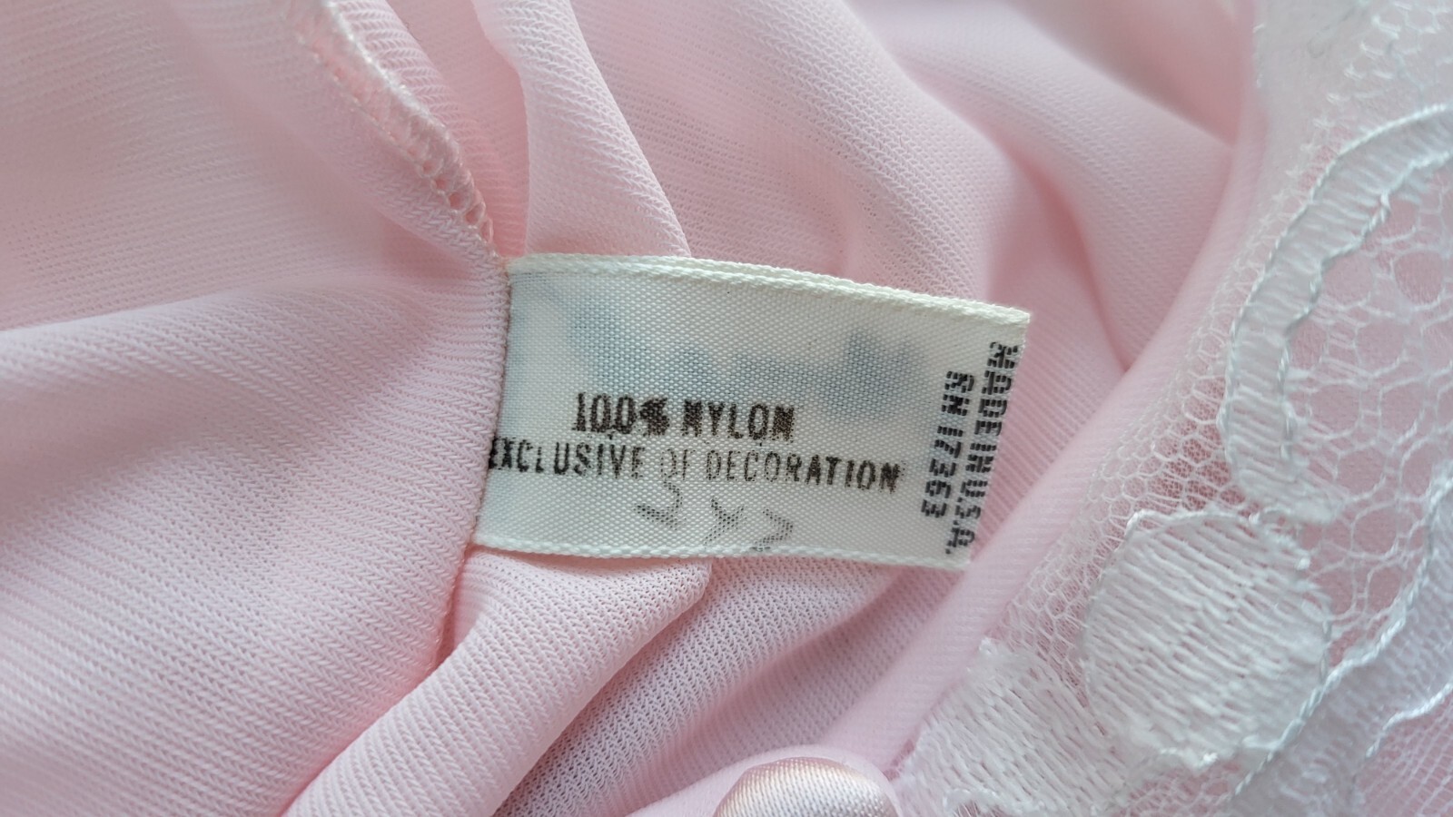 Vintage KOMAR Pink CHIFFON & LACE Babydoll Sissy Nightgown – Size S – EUC
