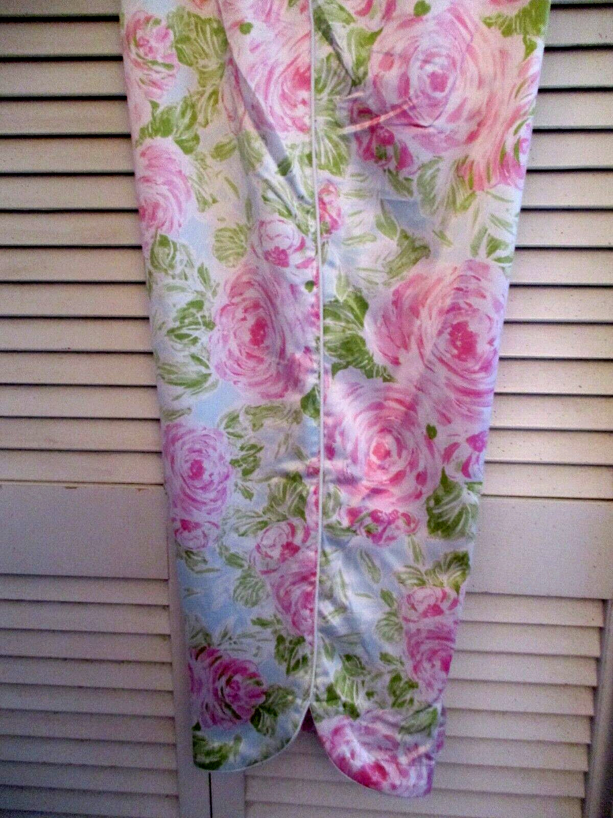 CABERNET 2PC PJ SET SHORT SLVE CROPPED PANTS SILKY SATIN PINK ROSE POLY XL NEW