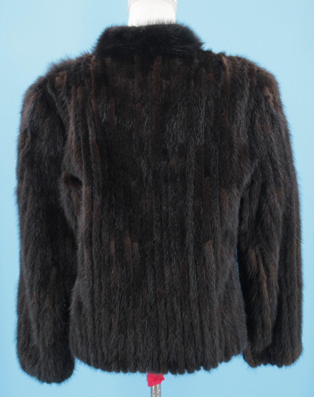 VTG Women’s Chocolate Brown Mink Fur Jacket / Coat S/M Alaskan Furs / Saga Mink
