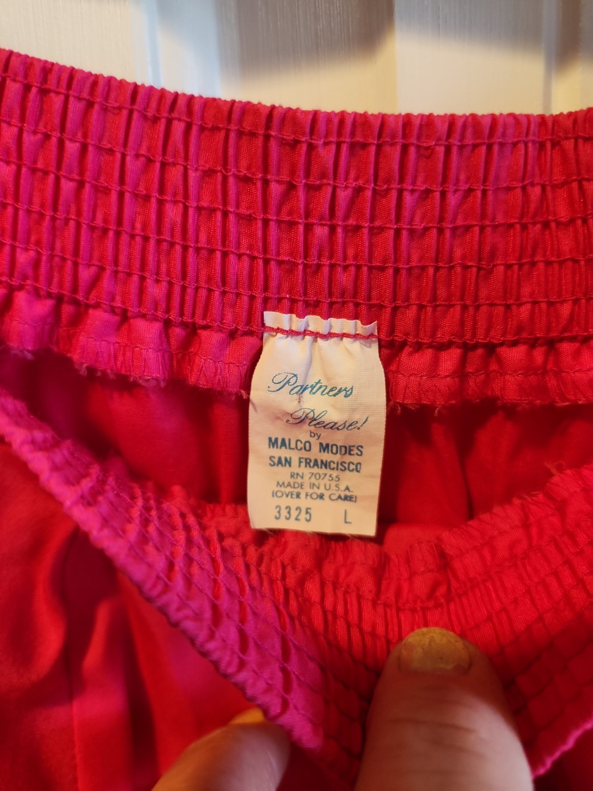 Partners Please! Malco Modes Square Dance Skirt & Blouse Red And Lace Size Large
