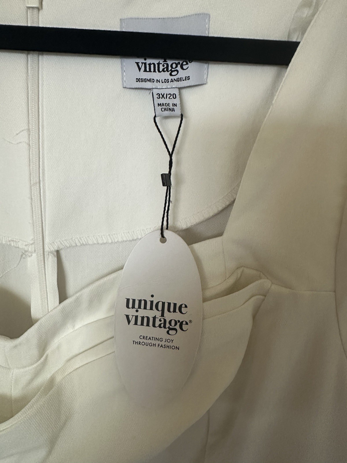 Unique Vintage 1950s Style Pleated Bust Swing Dress 3x/20