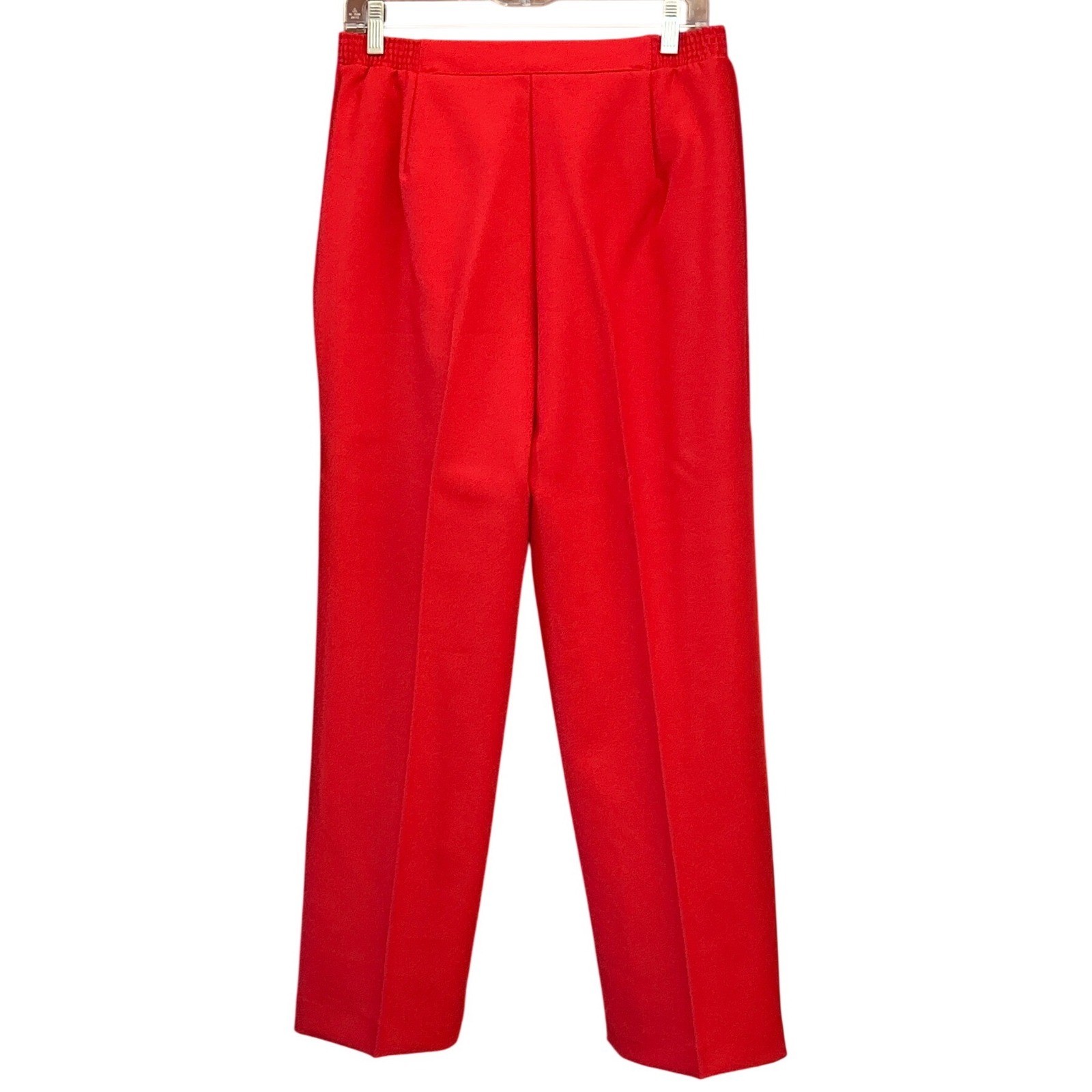 Vintage Haberdashery is Personal Red High Rise Straight Leg Trousers Mens 14 USA
