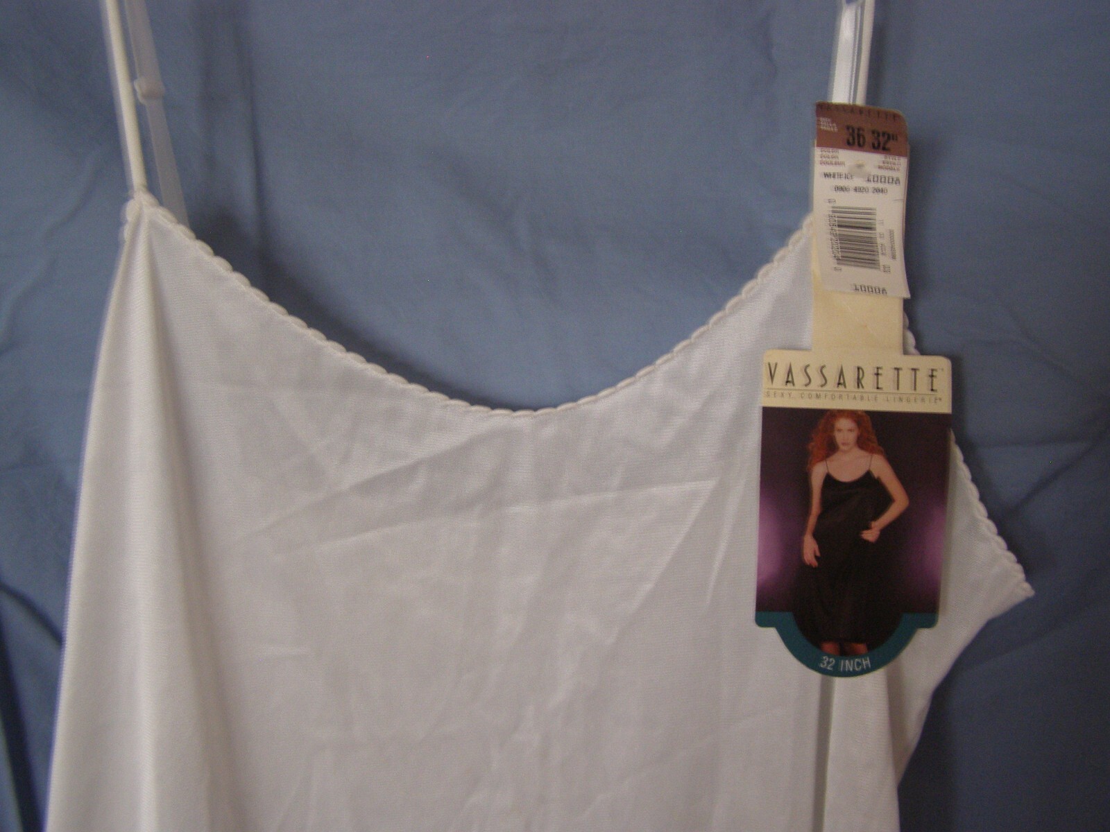 NEW Vassarette Long Slip Petticoat or long nightgown – Cream – 36 in / 32 in