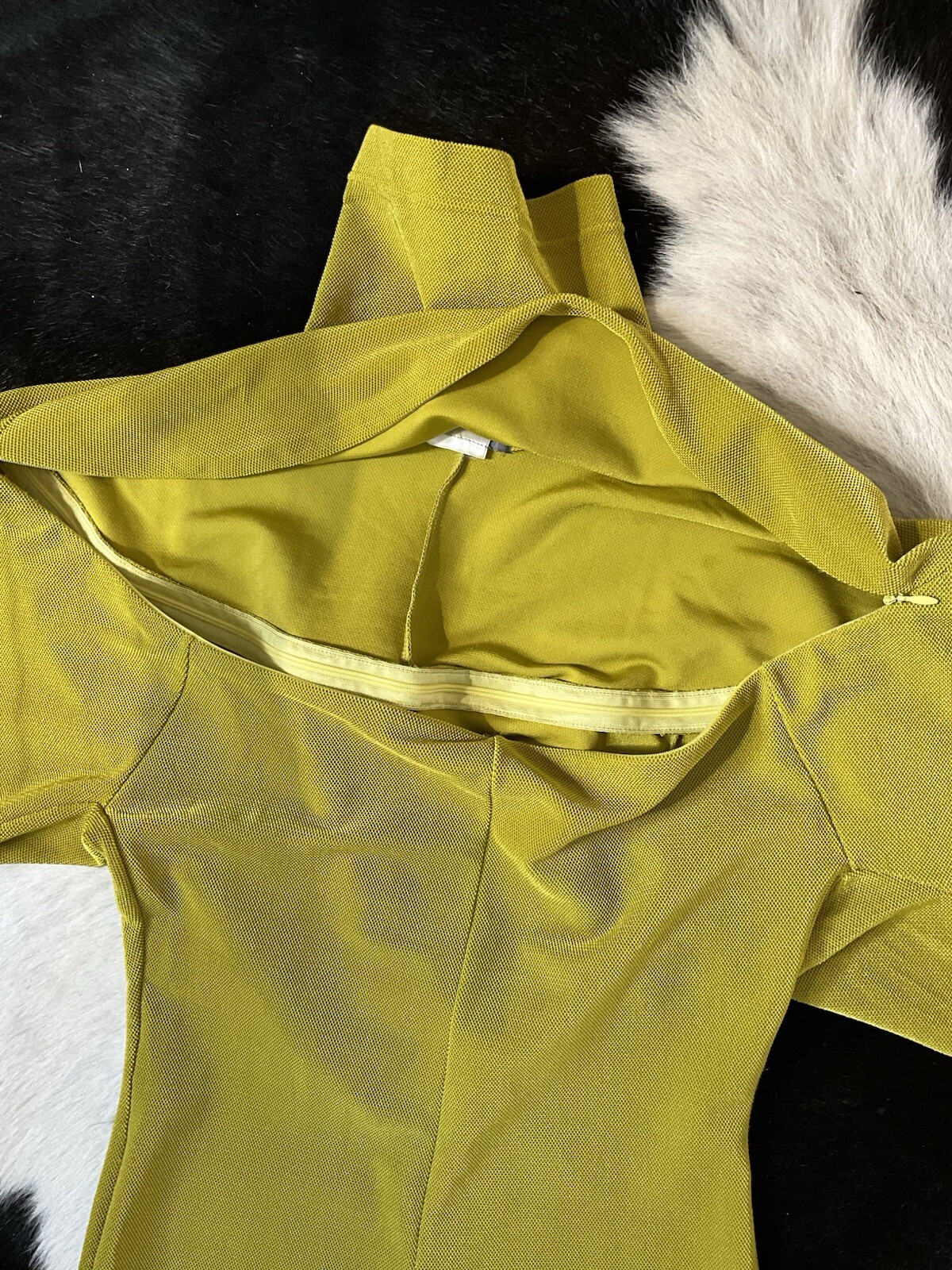 Vintage 1980’s Issey Miyake Convertible Chartreuse Catsuit Unitard