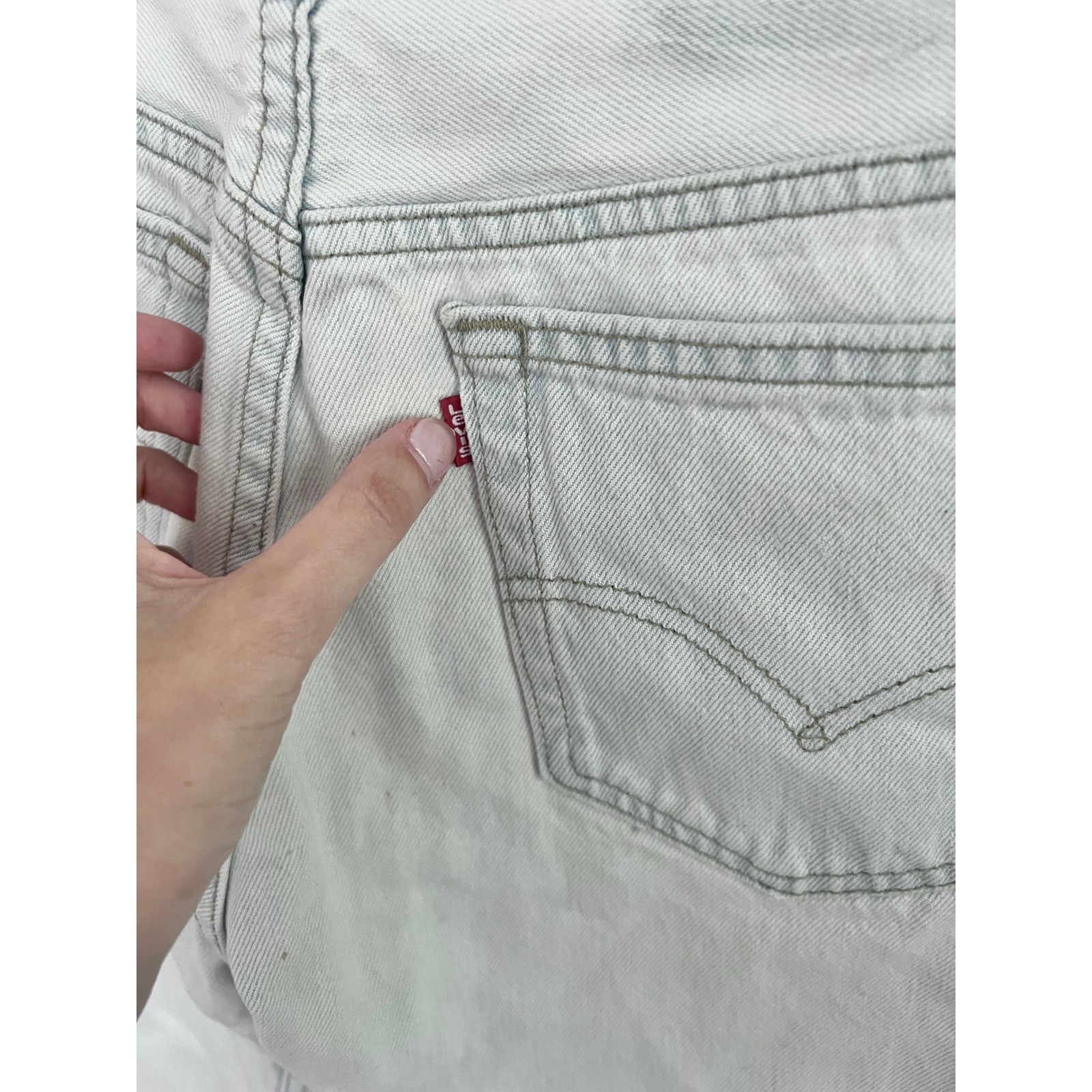 Upcycled Vintage 1995 Levi Patch Jeans