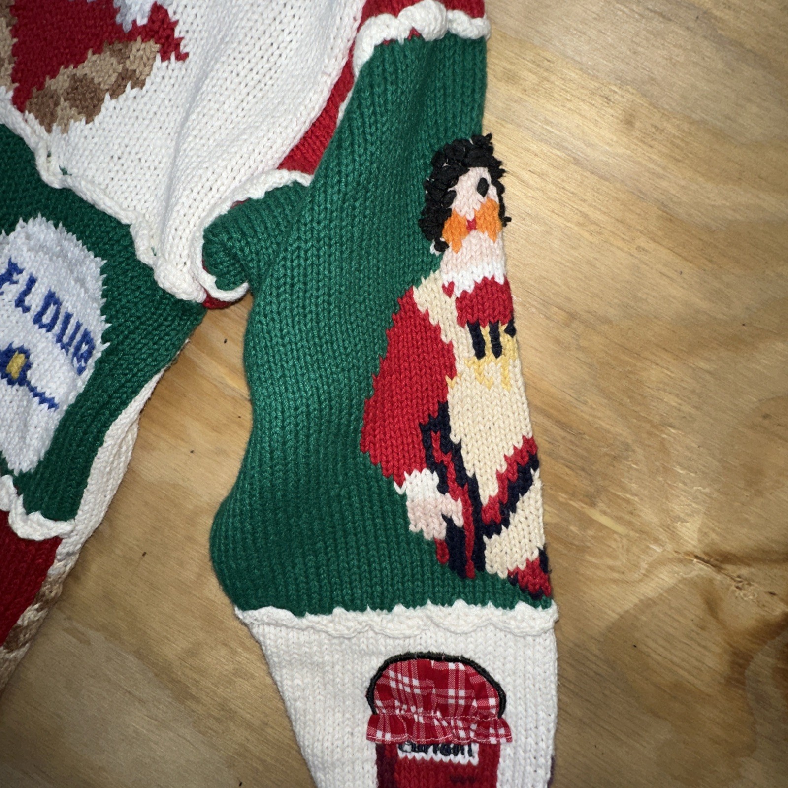 Vtg 1993 Sz M The Eagle’s Eye Birchs Country Store Hand Knit Cardigan *See Pics