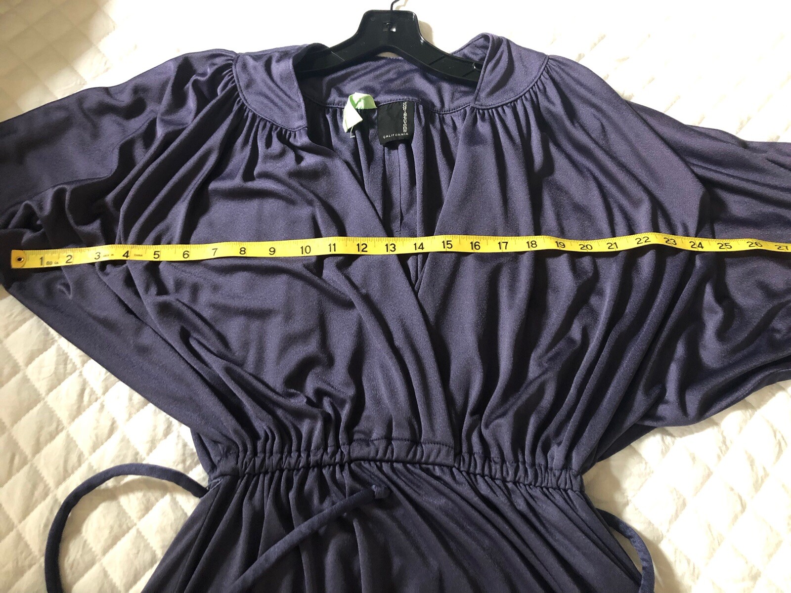 Vintage 1970s Joy Stevens Of California Purple Dress